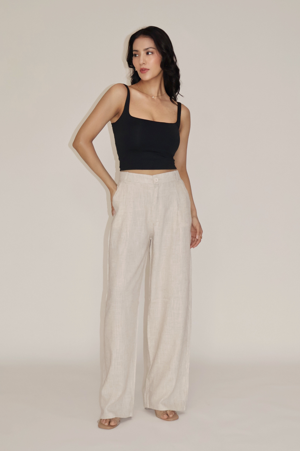 COASTAL PANTS - (Oat meal)