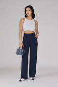 RUMI PANTS - (Navy)