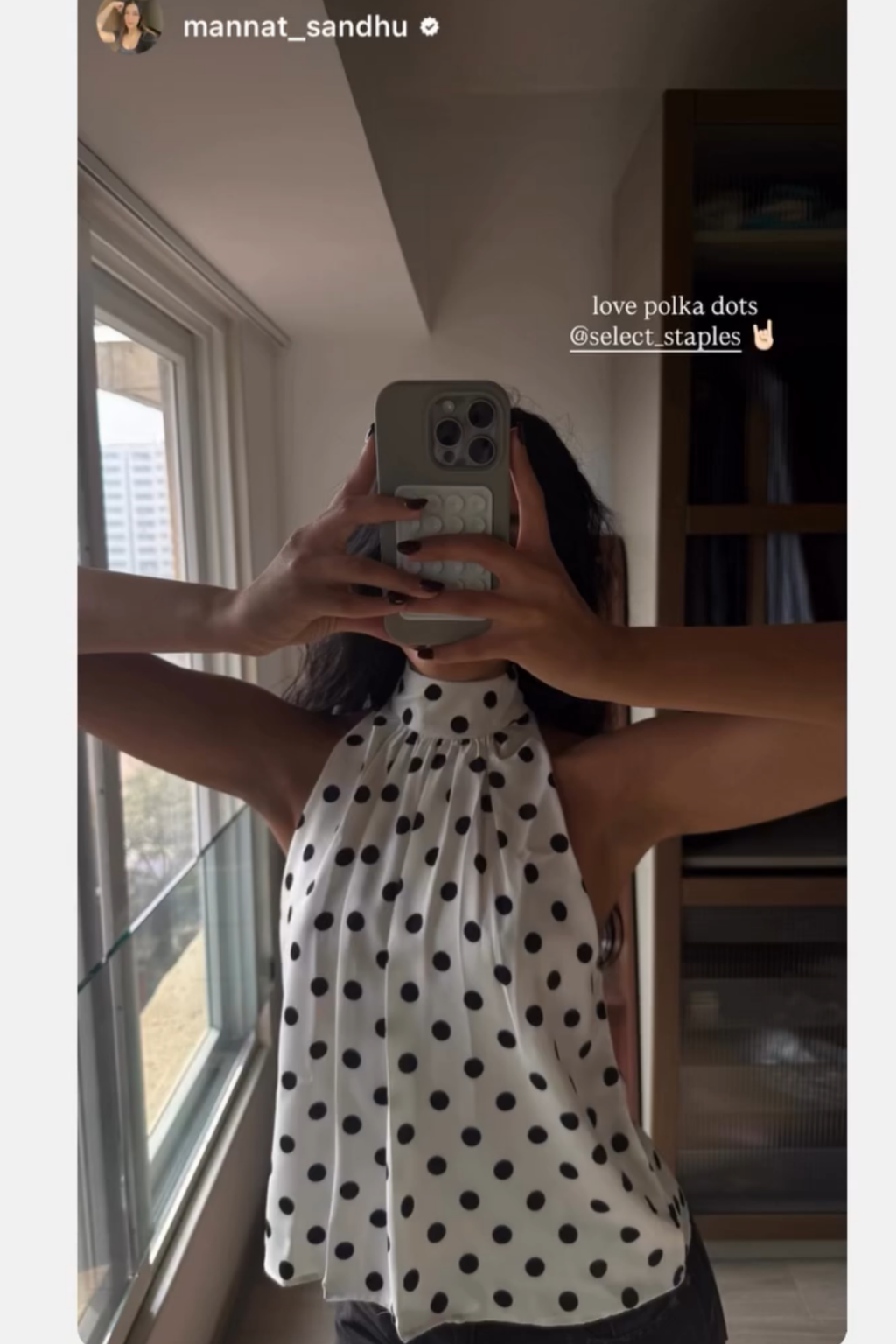 Saloni Khute in RIVA Top - White