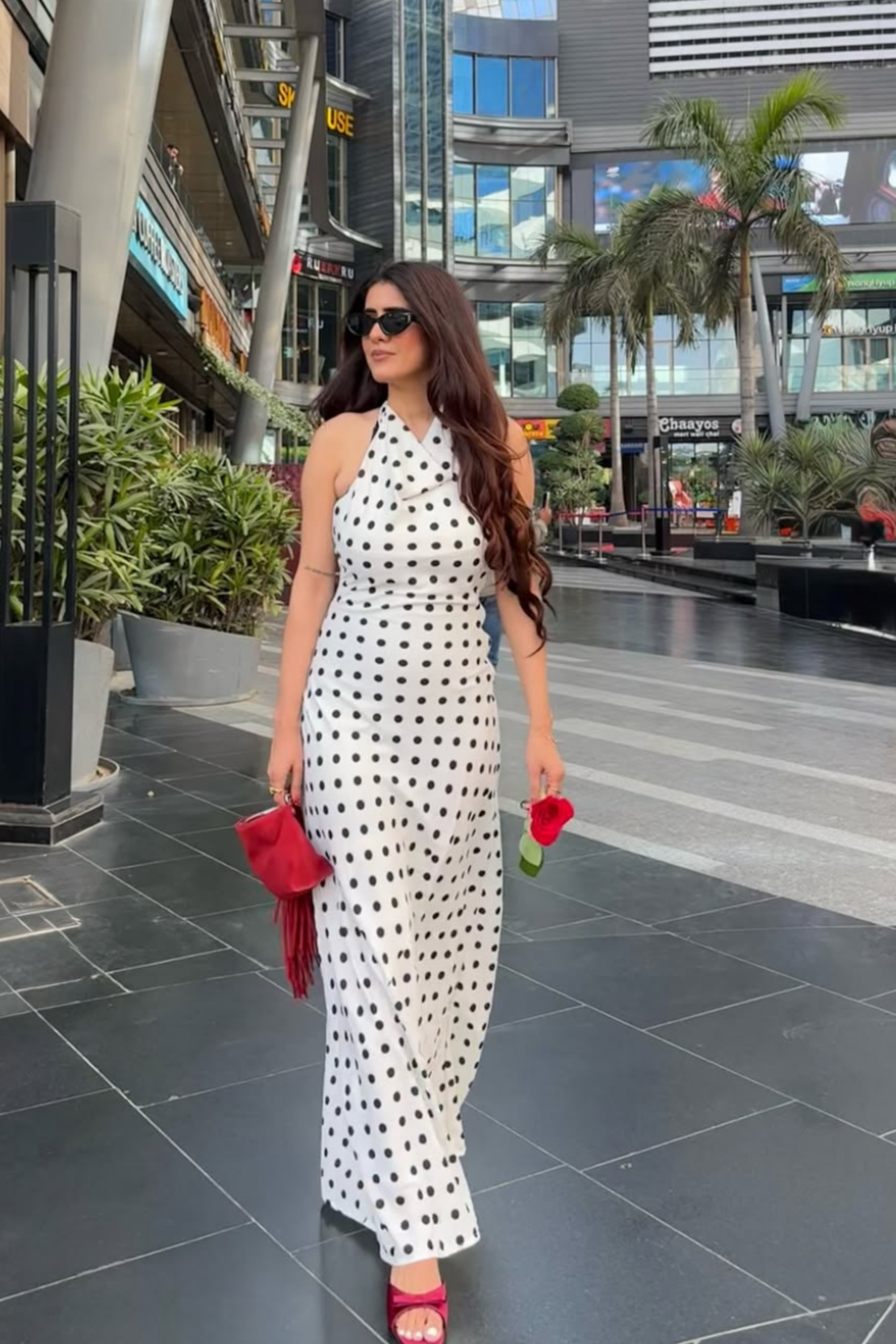 Shreya in LYNA Dress - White