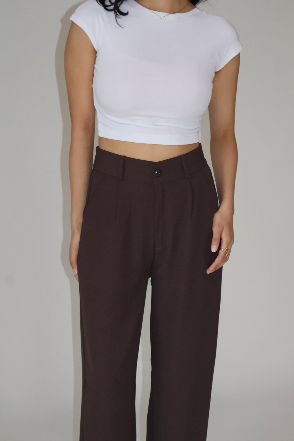 TOKYO PANTS - (Brown)