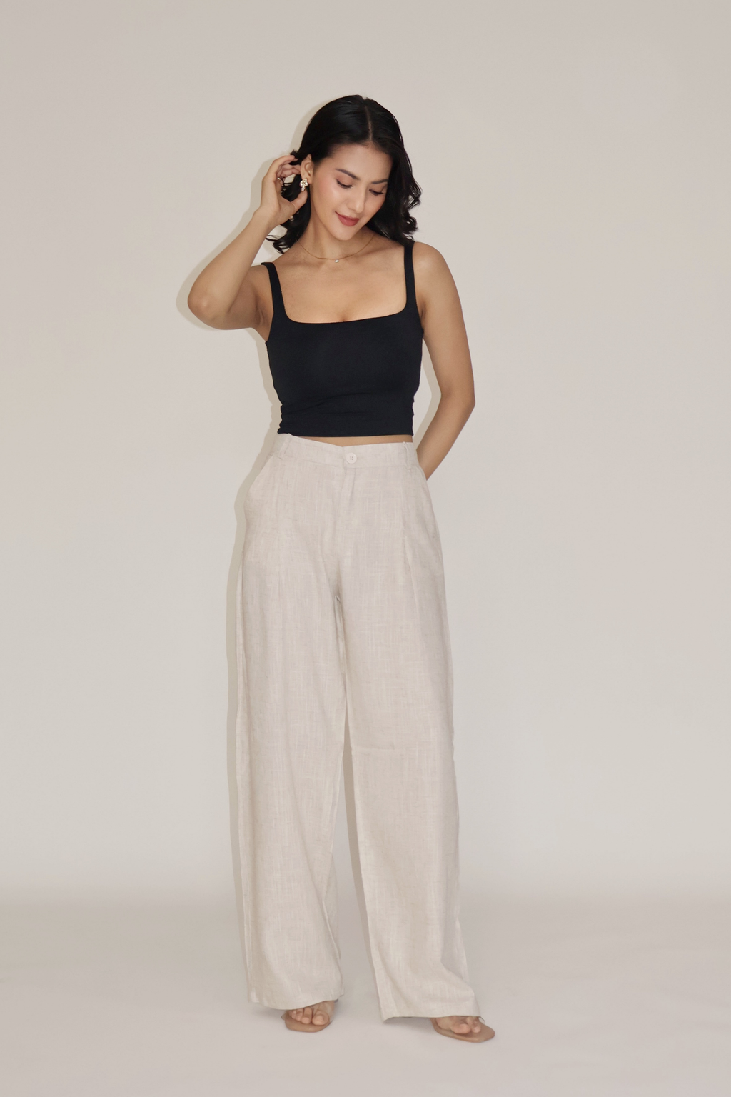 COASTAL PANTS - (Oat meal)
