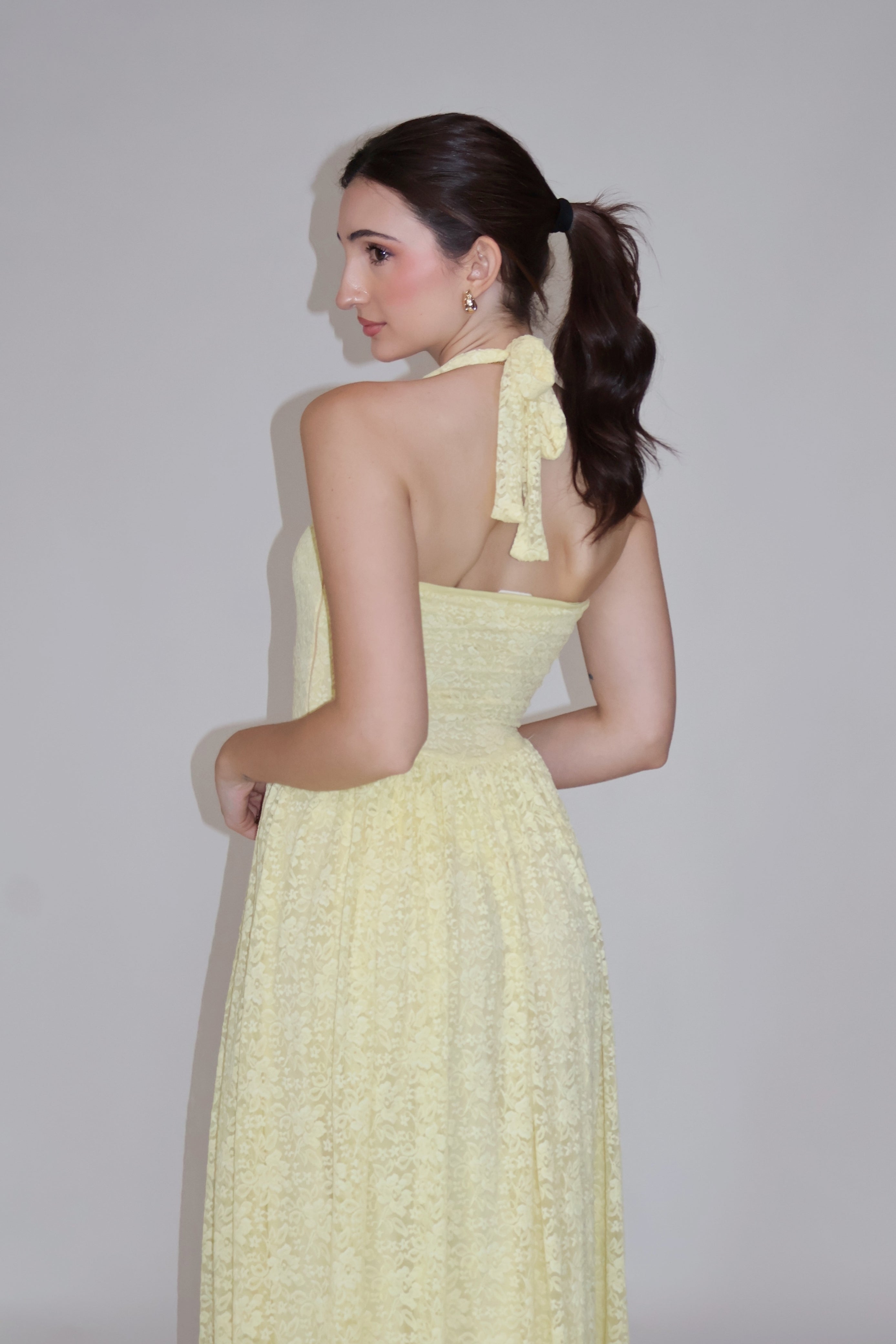 PEONY DRESS - (Butter)