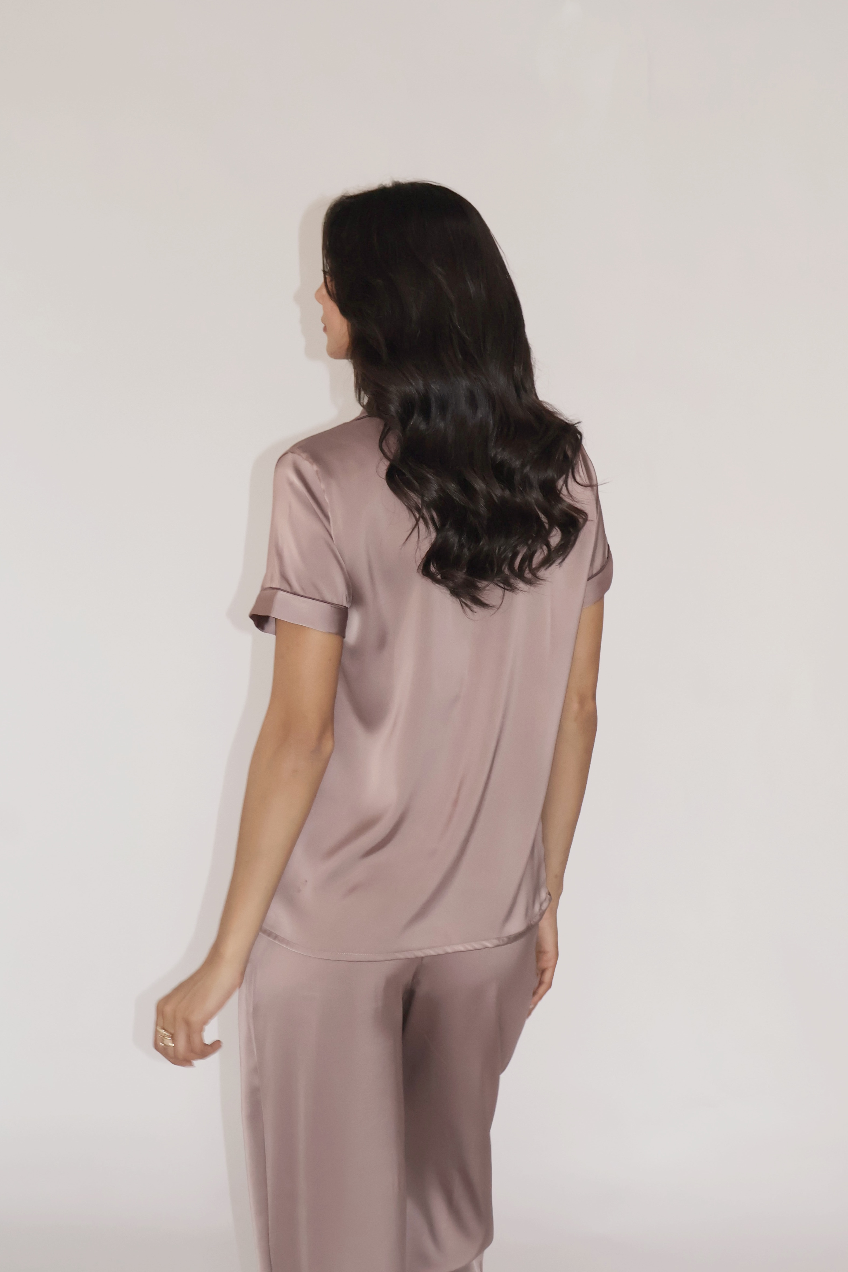 BUTTER SILK PJ SET - (Coco)