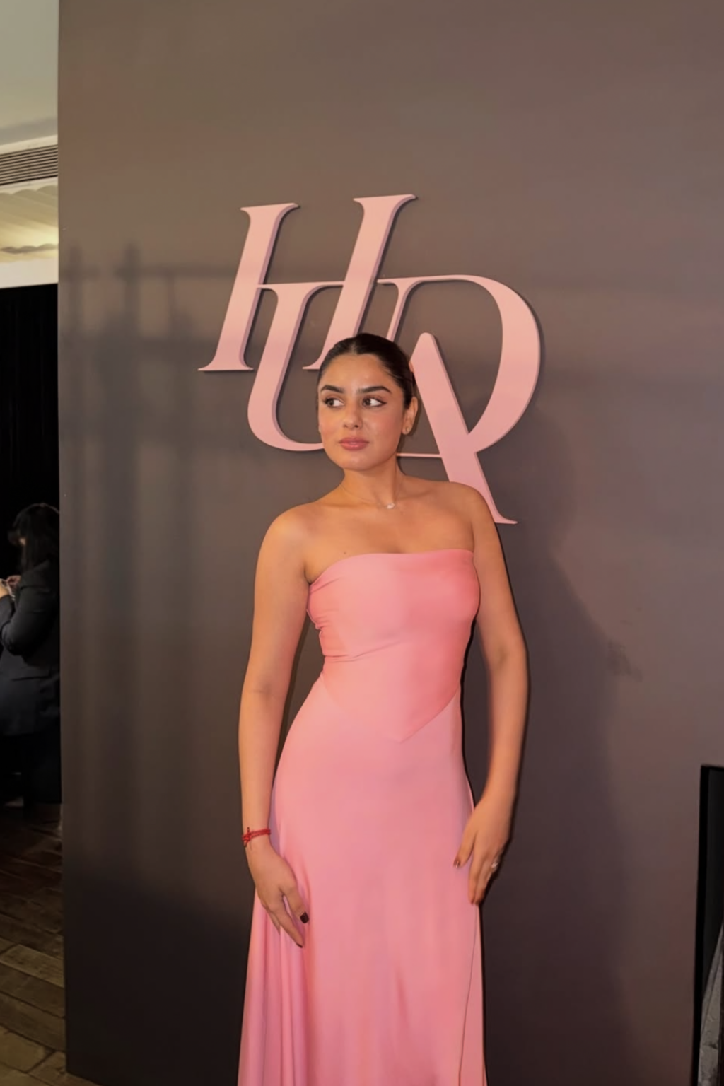 Nishtha in Pink Flare Tube Dress - Flow Dress (Flamingo)