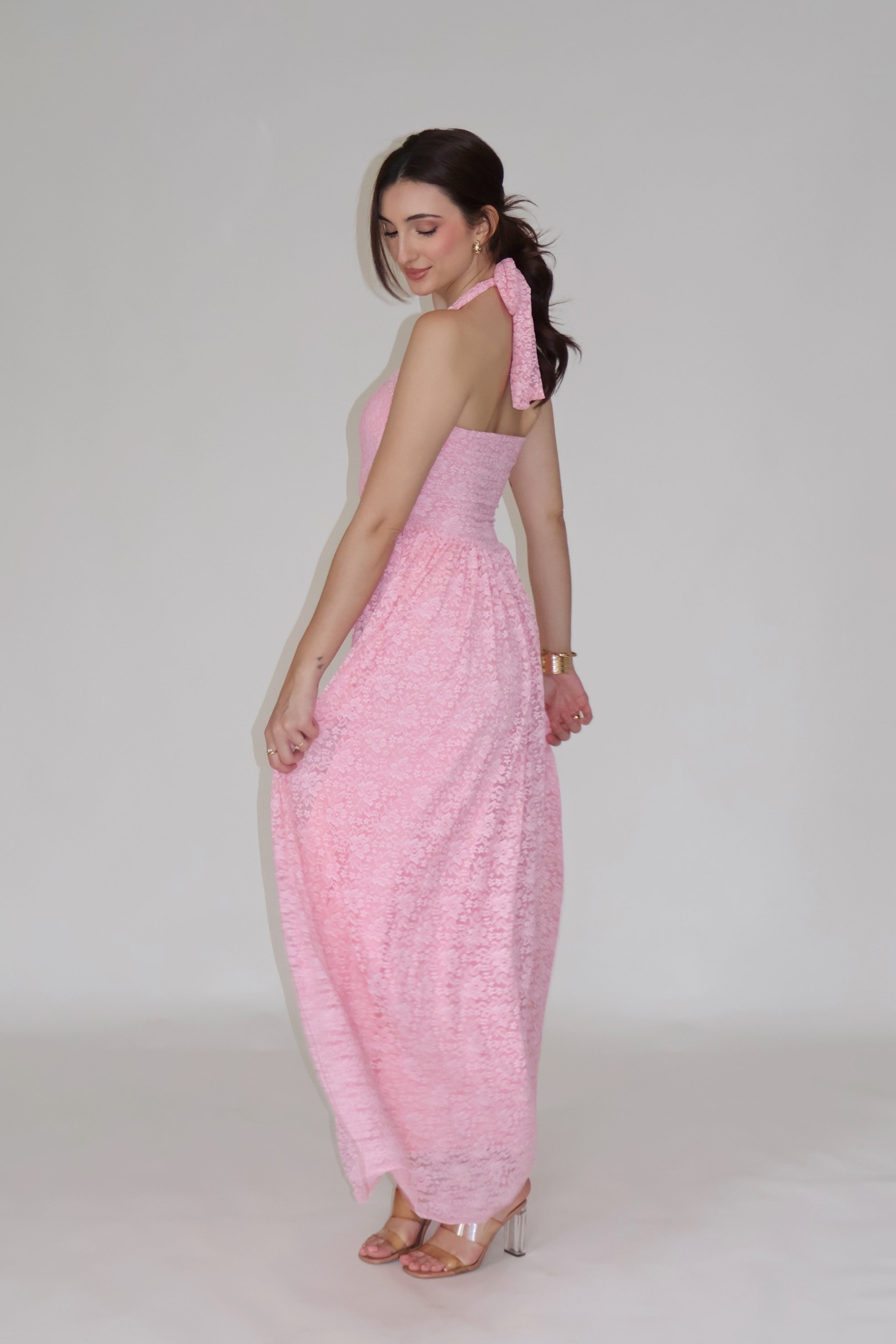 PEONY DRESS - (Pink)