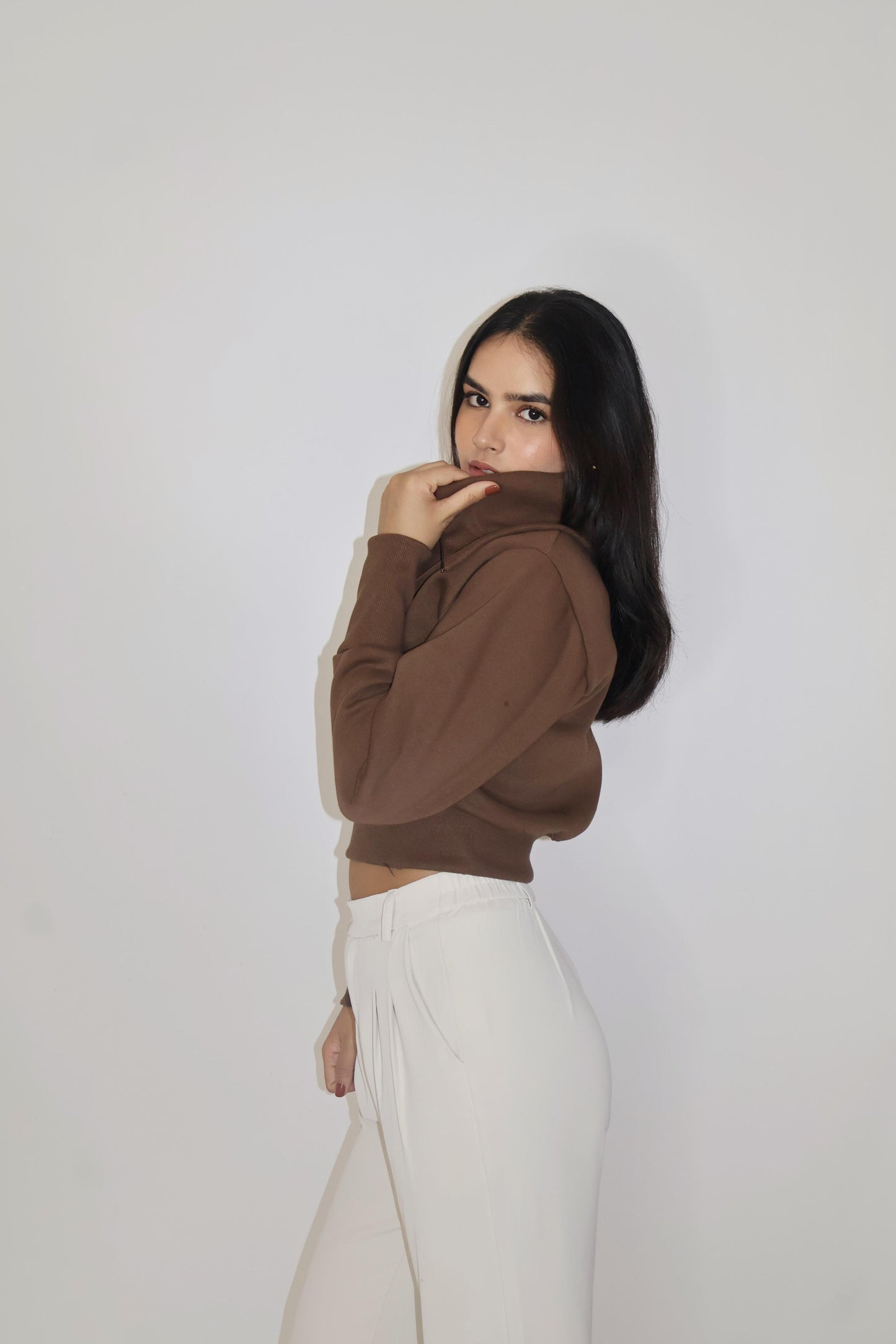 CROPPED ZIPPER (Coco)