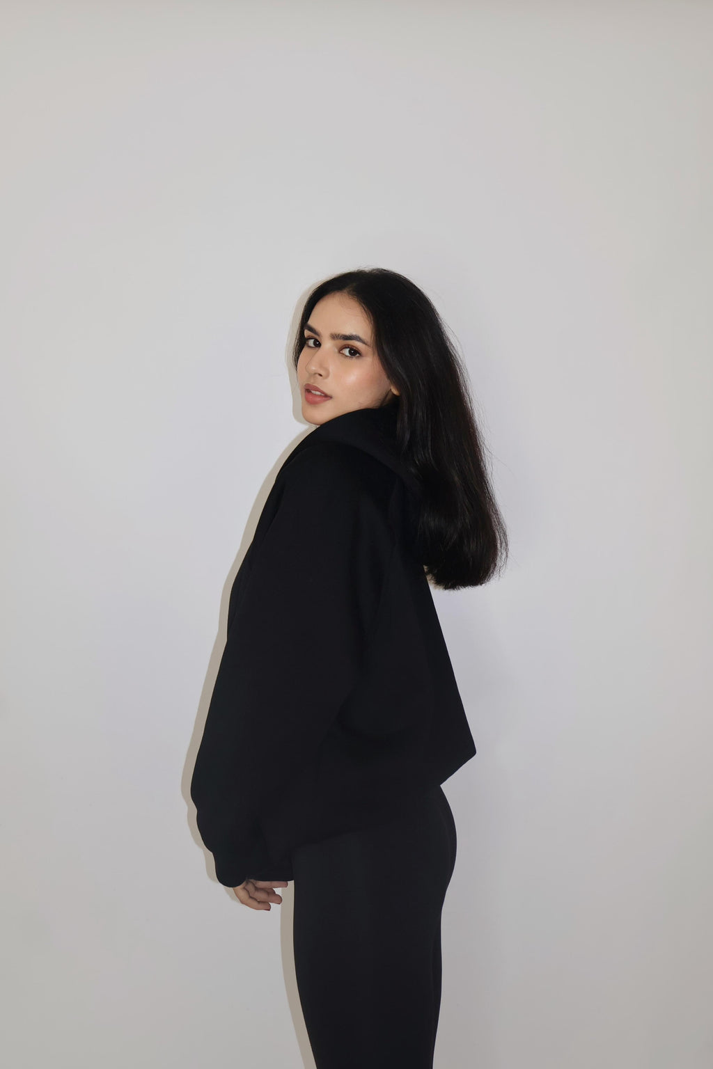 Black Truly Oversized HOODIE