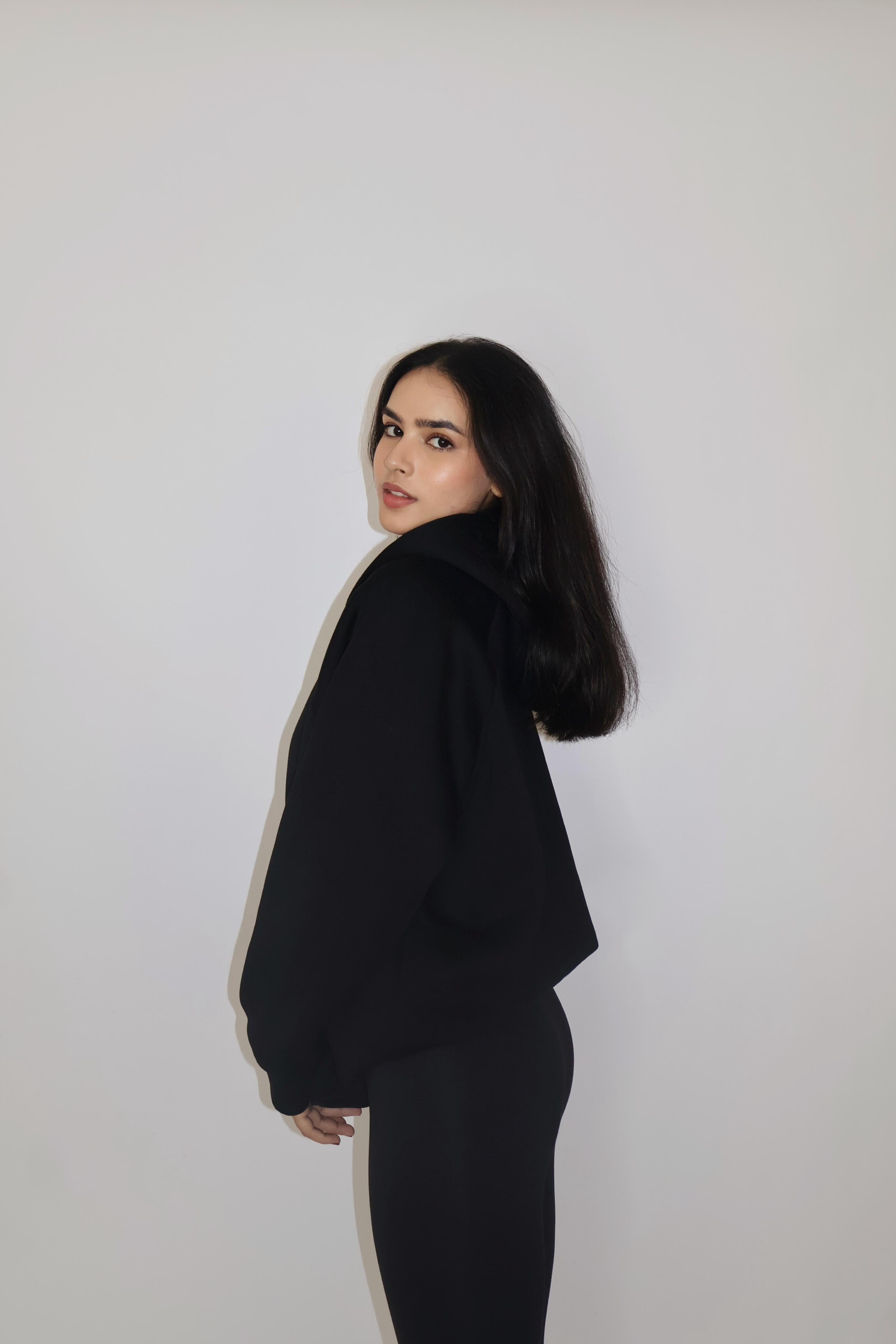 Black Truly Oversized HOODIE