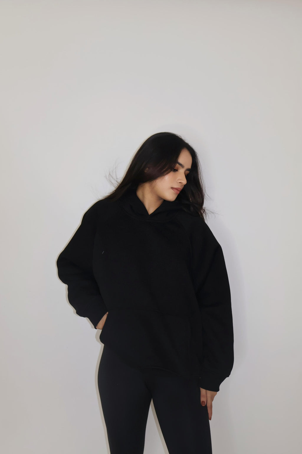 Black Truly Oversized HOODIE