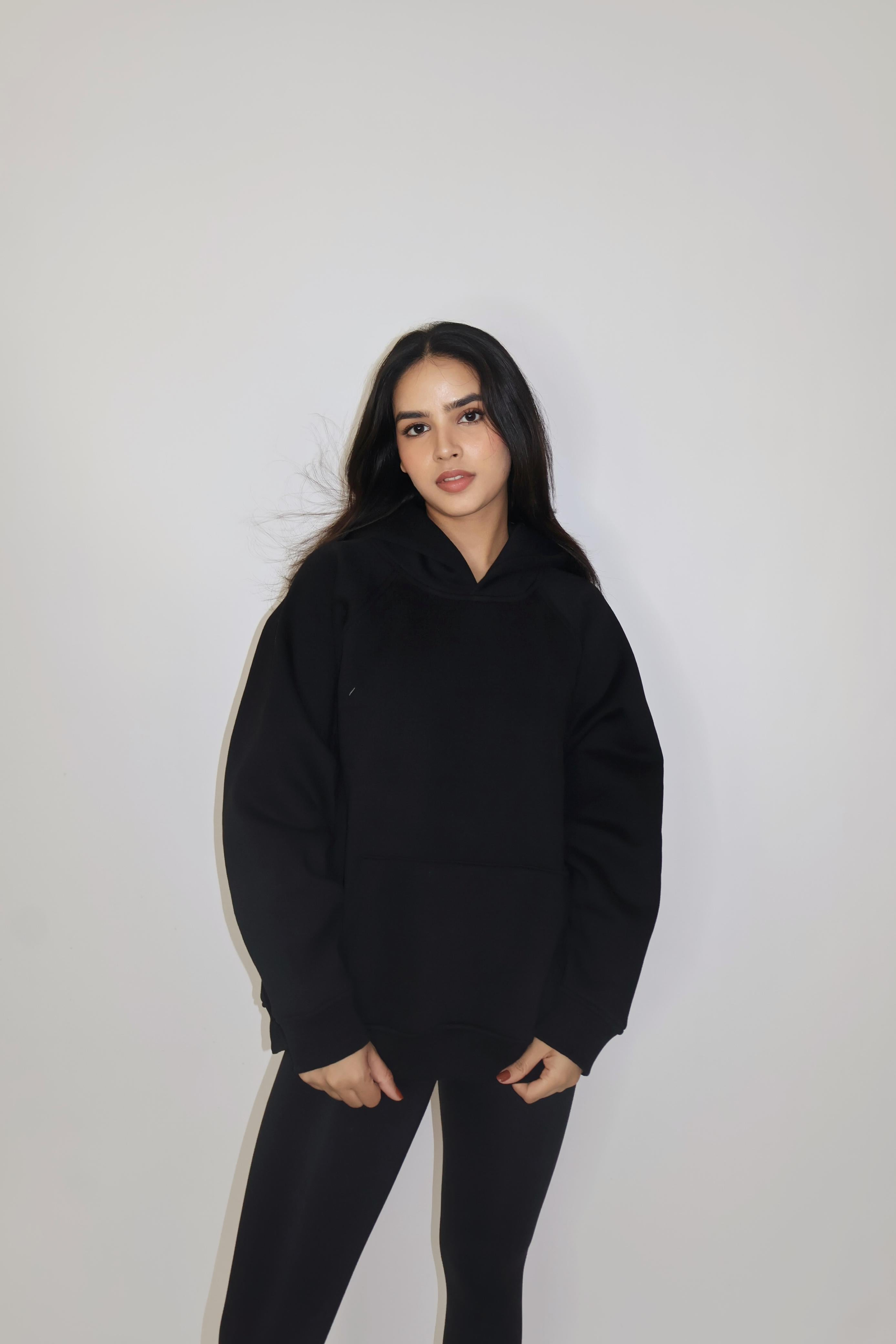 Black Truly Oversized HOODIE