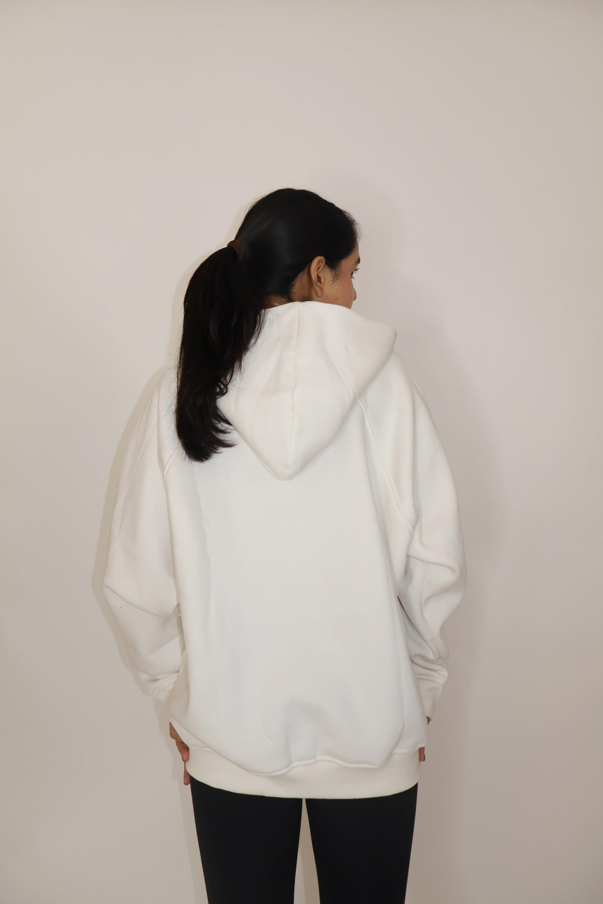 White Truly Oversized HOODIE
