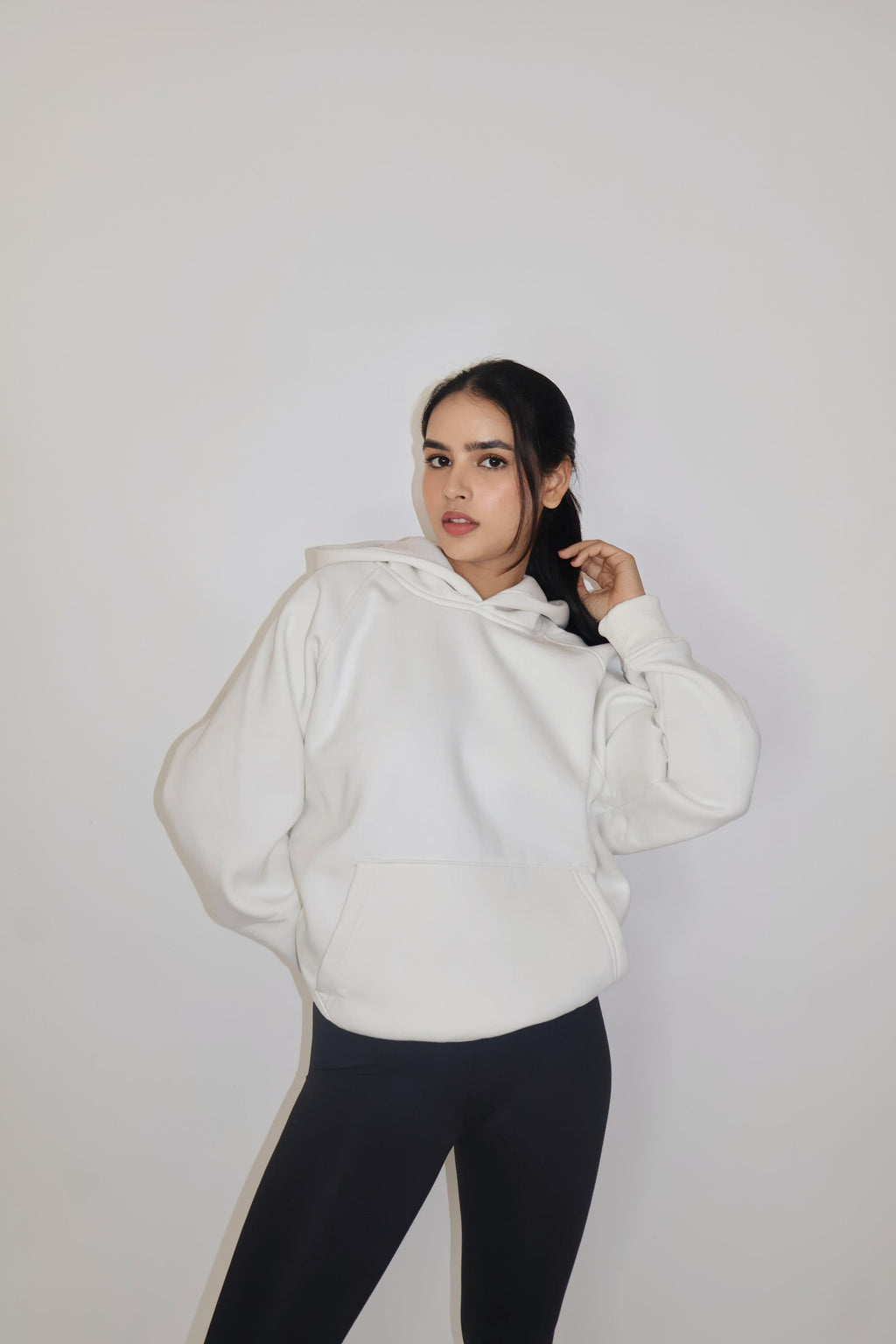 White Truly Oversized HOODIE
