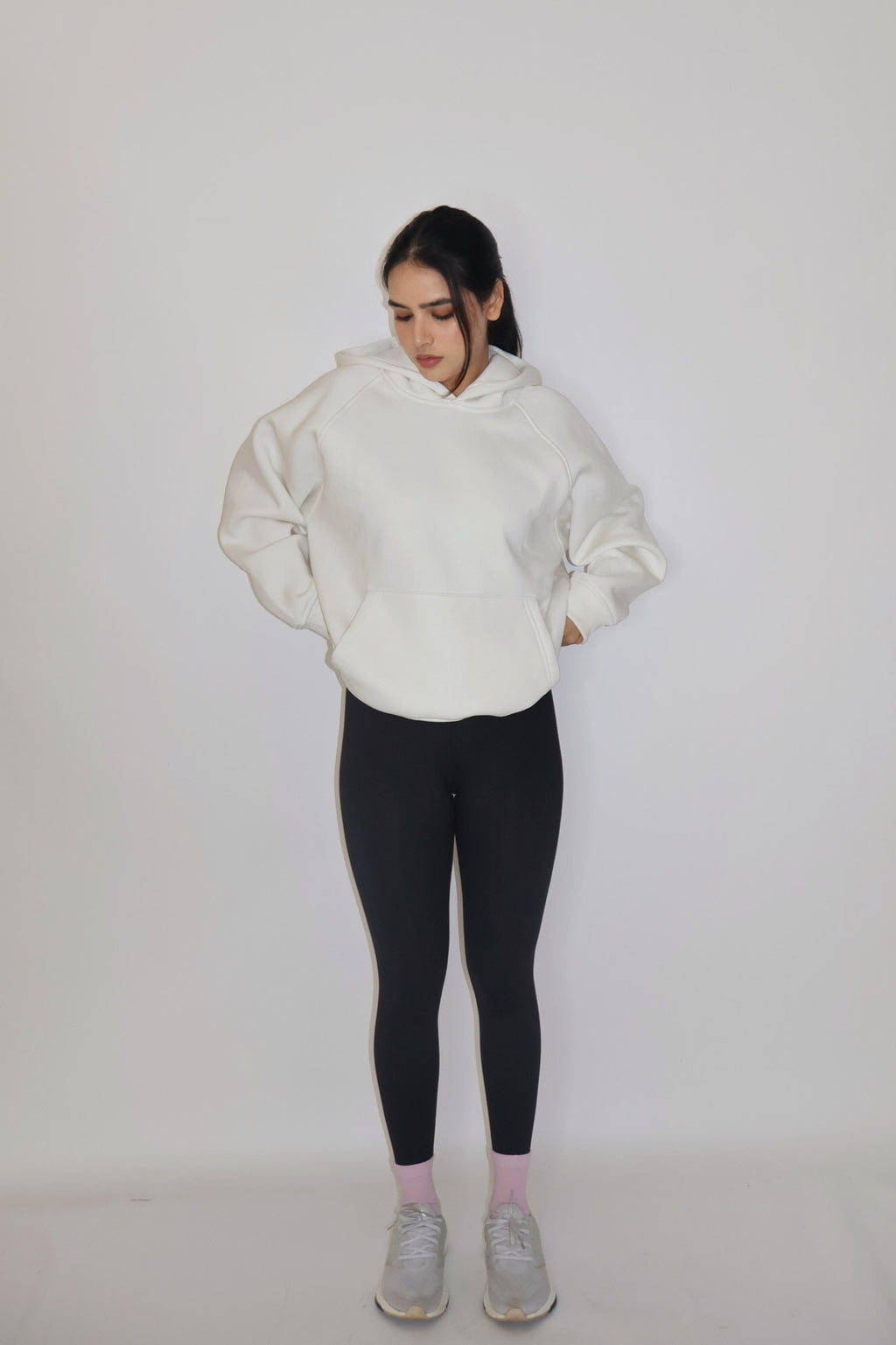 White Truly Oversized HOODIE