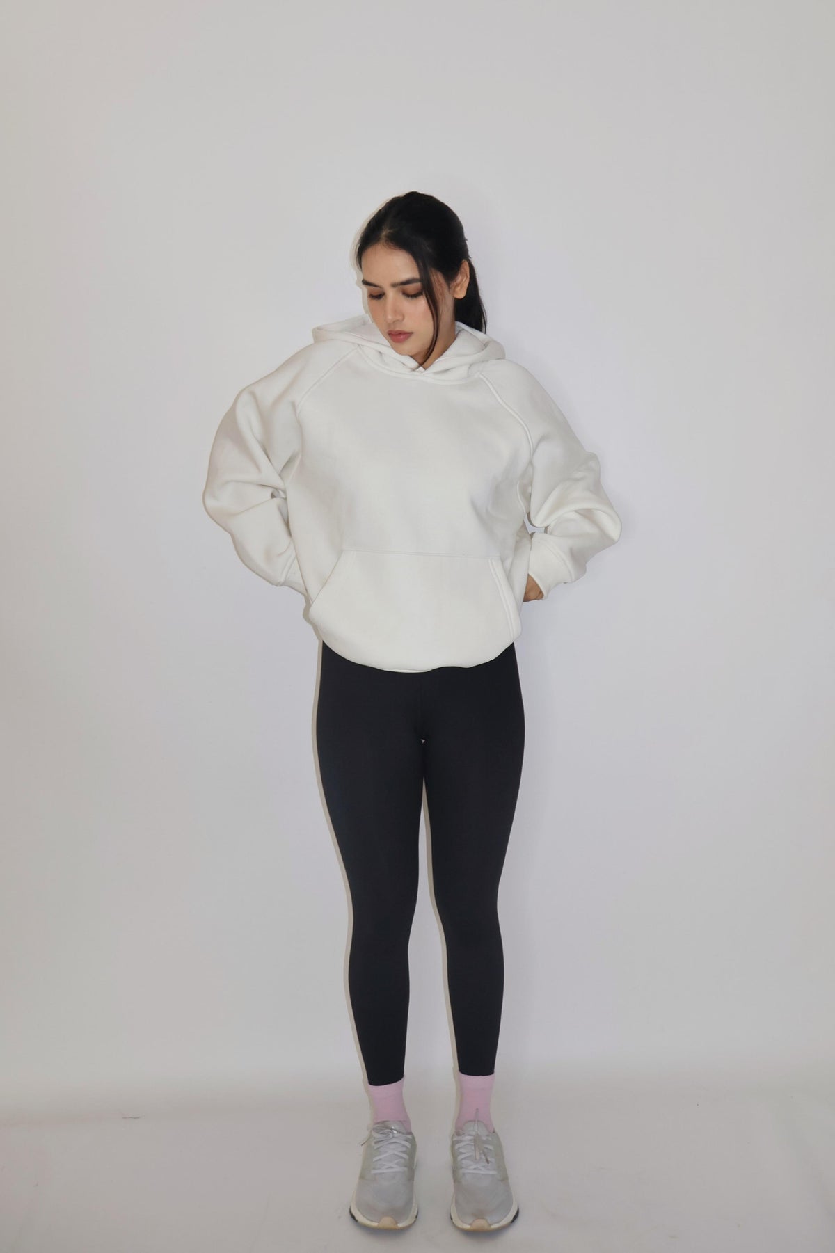 White Truly Oversized HOODIE