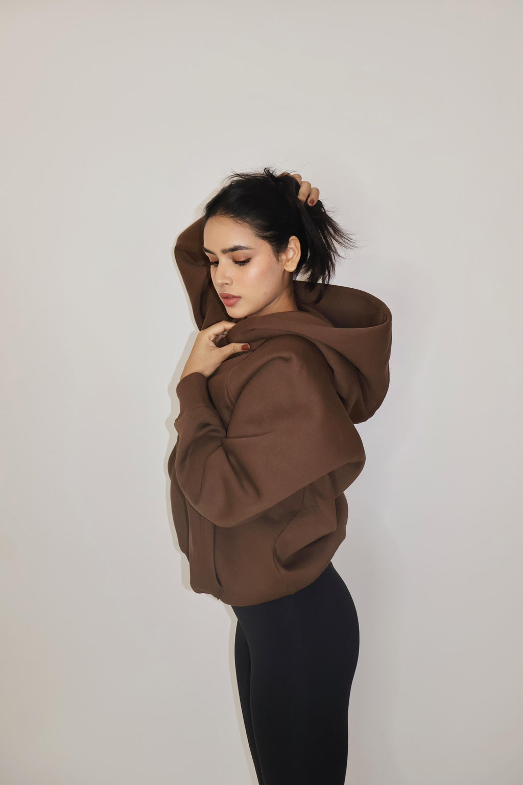 Brown Truly Oversized HOODIE