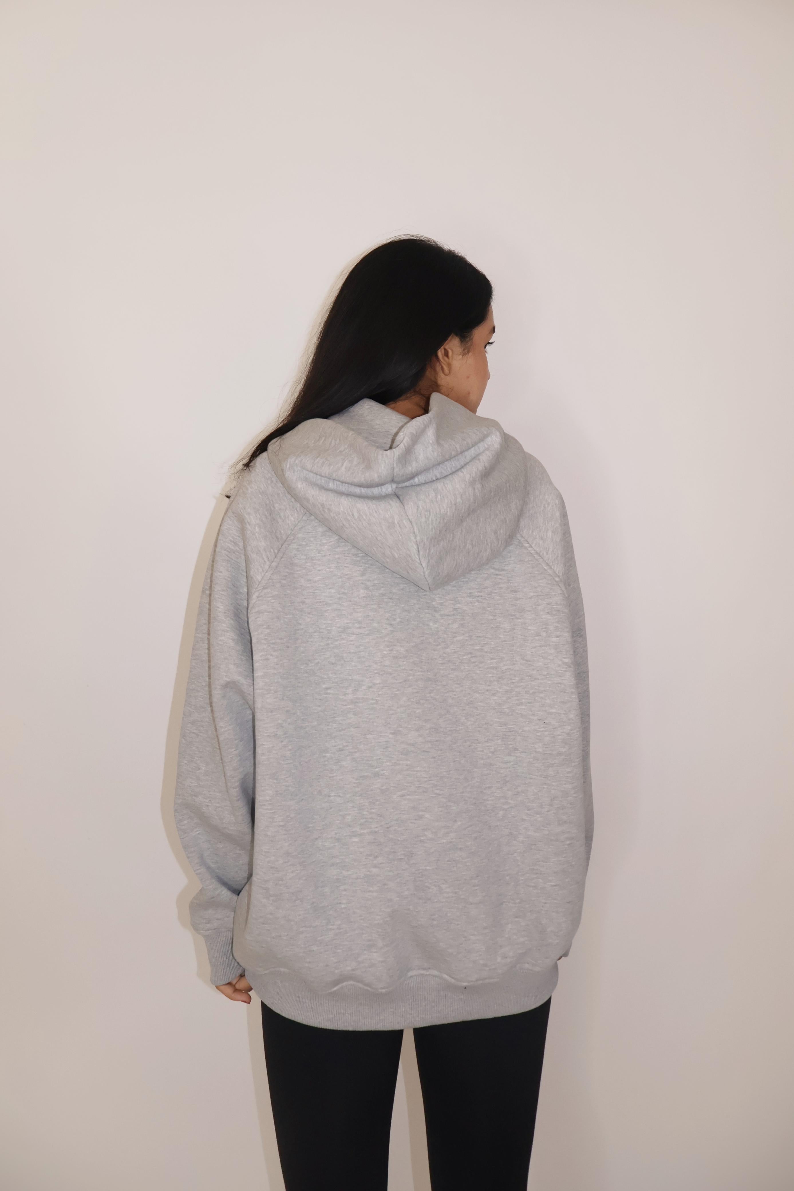 Grey Truly Oversized HOODIE