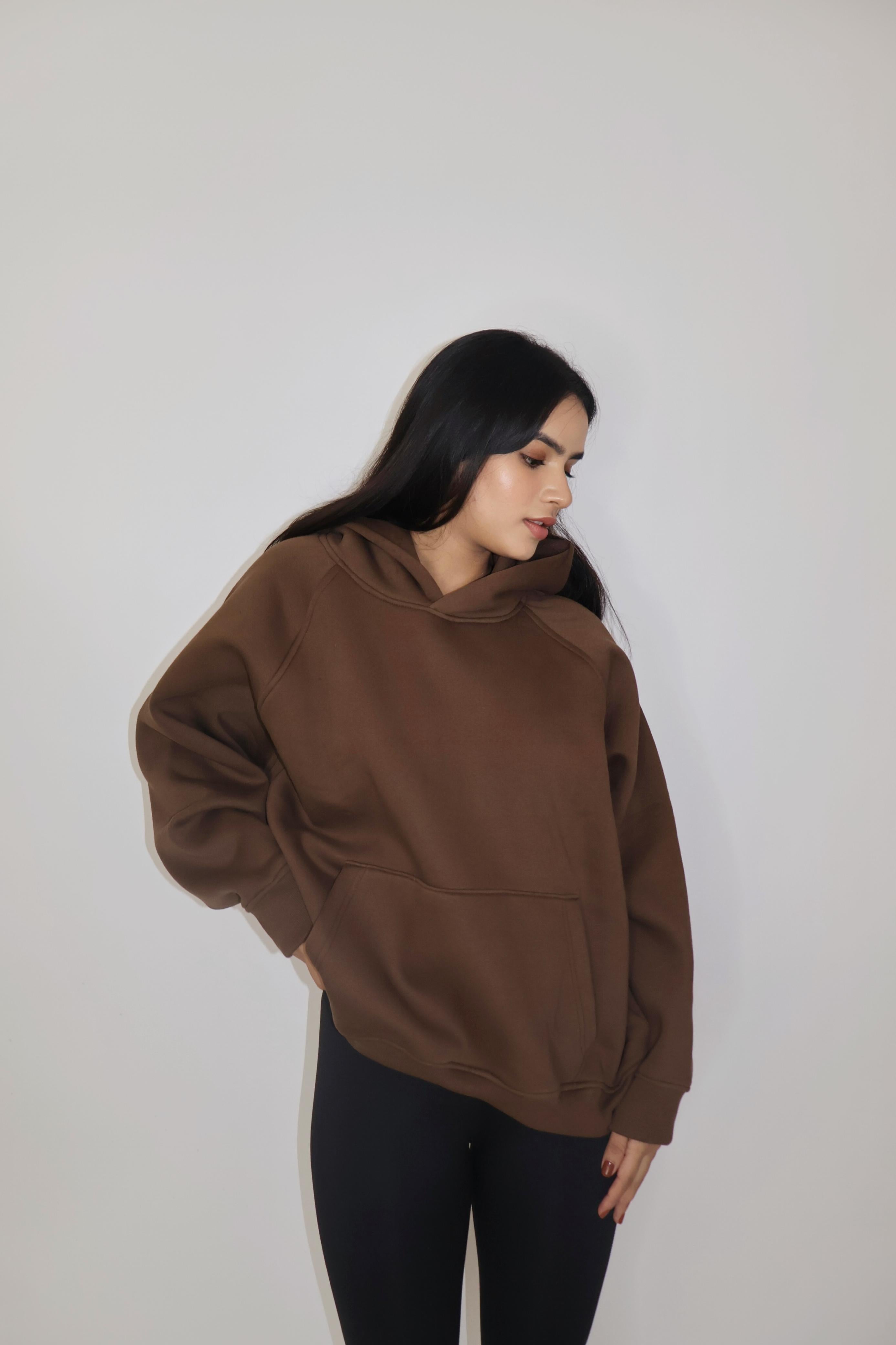 Brown Truly Oversized HOODIE