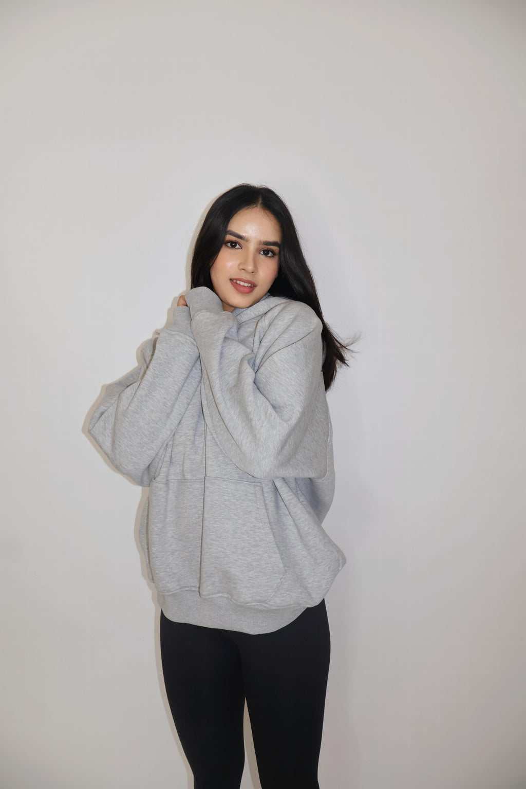 Grey Truly Oversized HOODIE