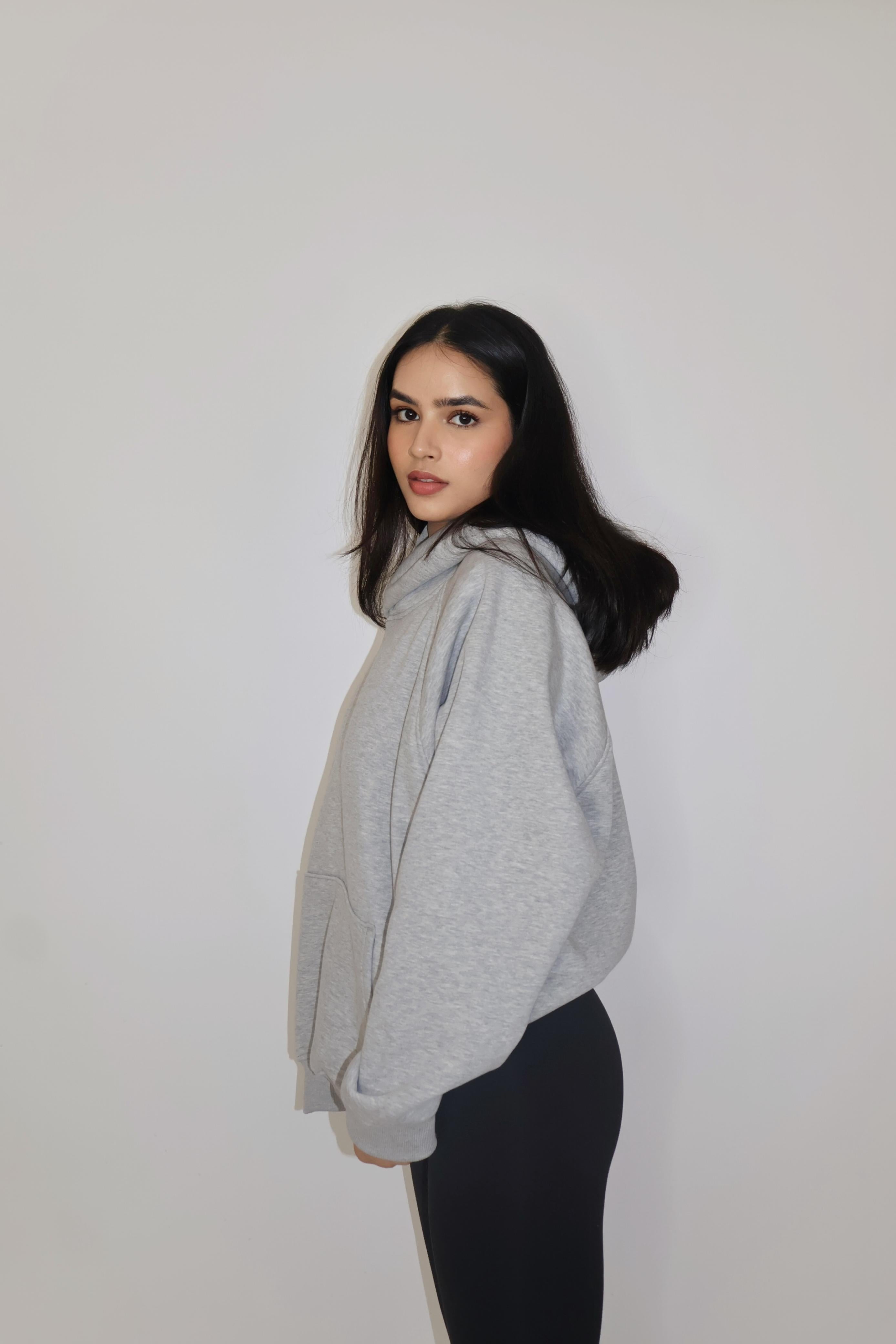 Grey Truly Oversized HOODIE