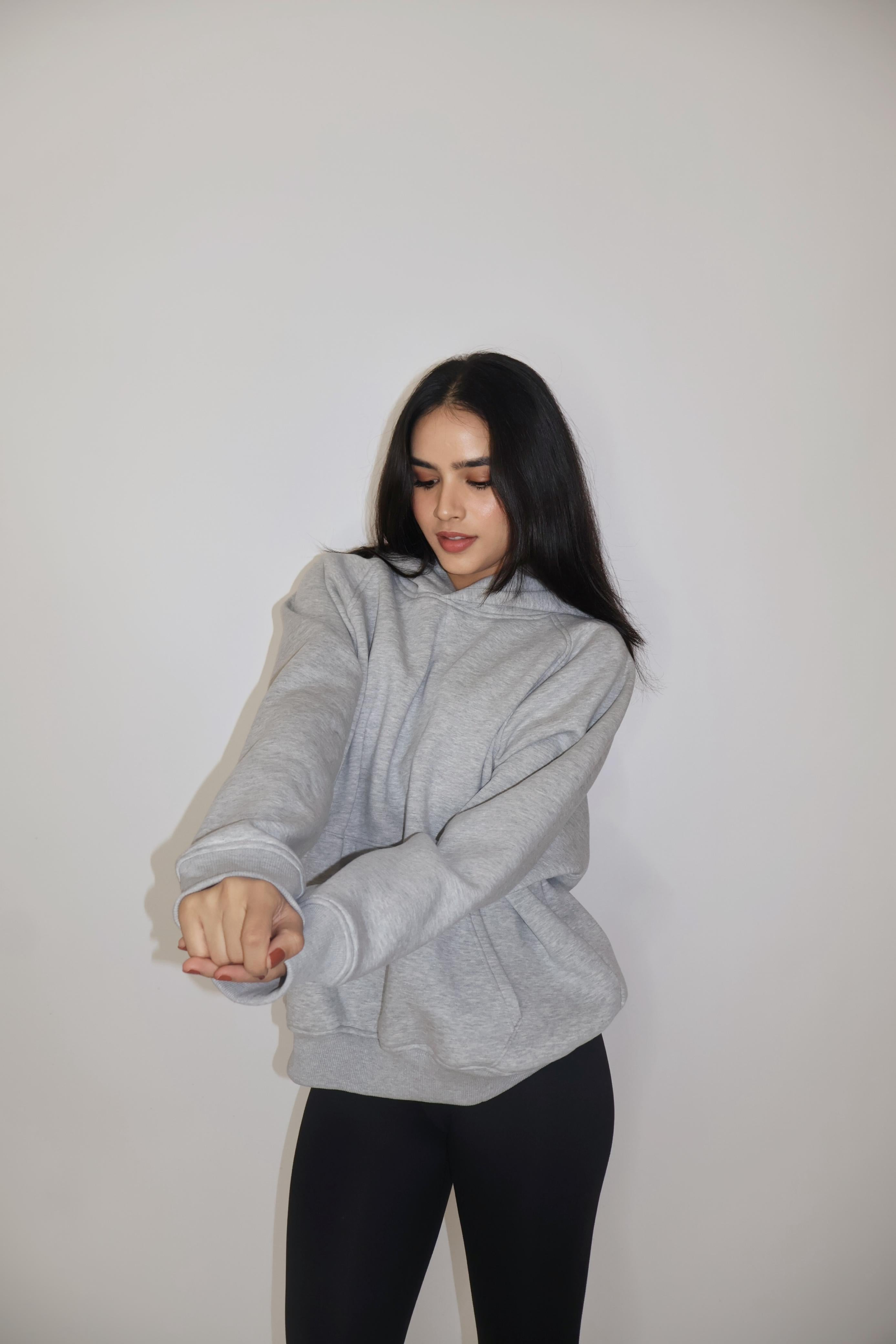 Grey Truly Oversized HOODIE