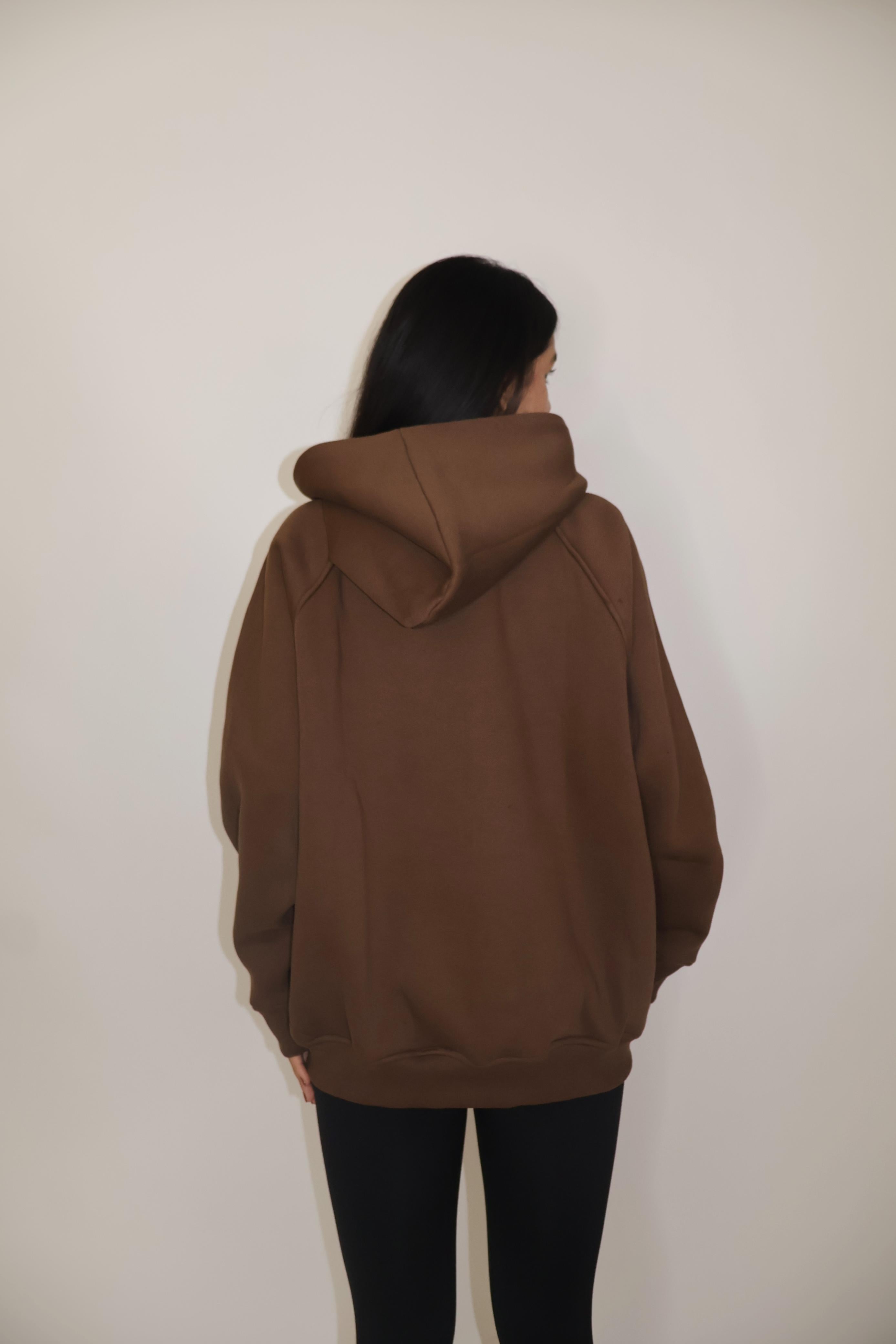 Brown Truly Oversized HOODIE