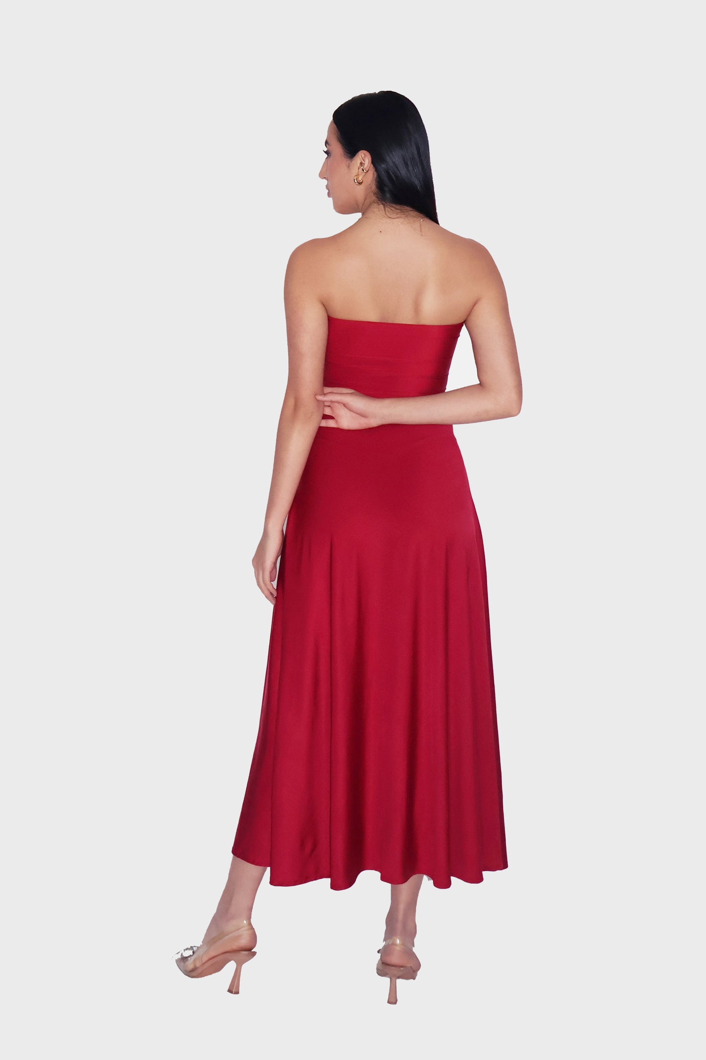 FLOW DRESS (Cherry )