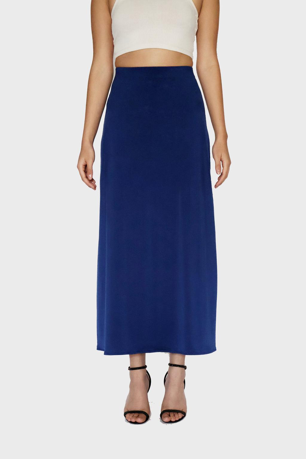 Blue Maxi Skirt - Cedar Skirt (Navy)