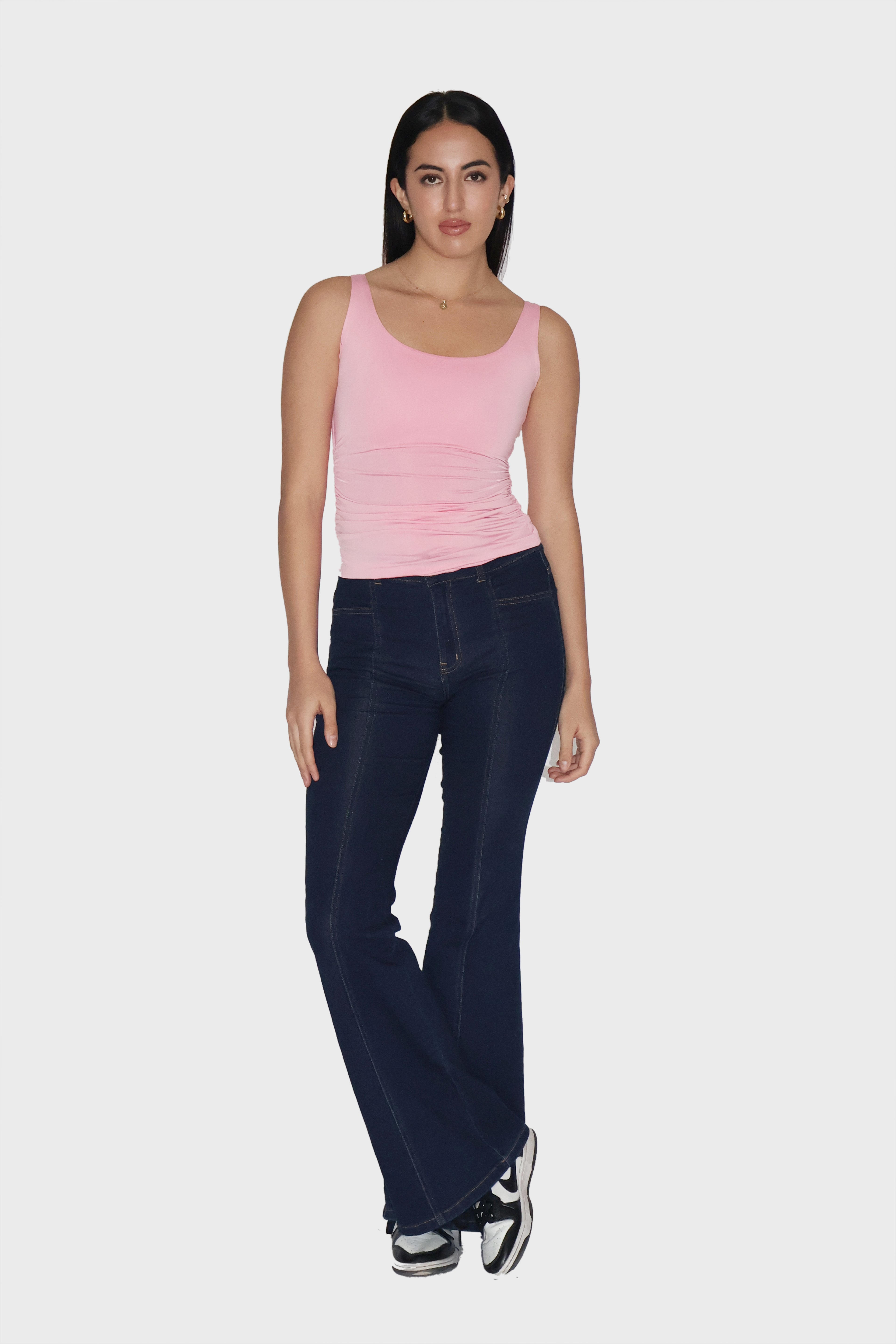 Aakanksha in quill top flamingo