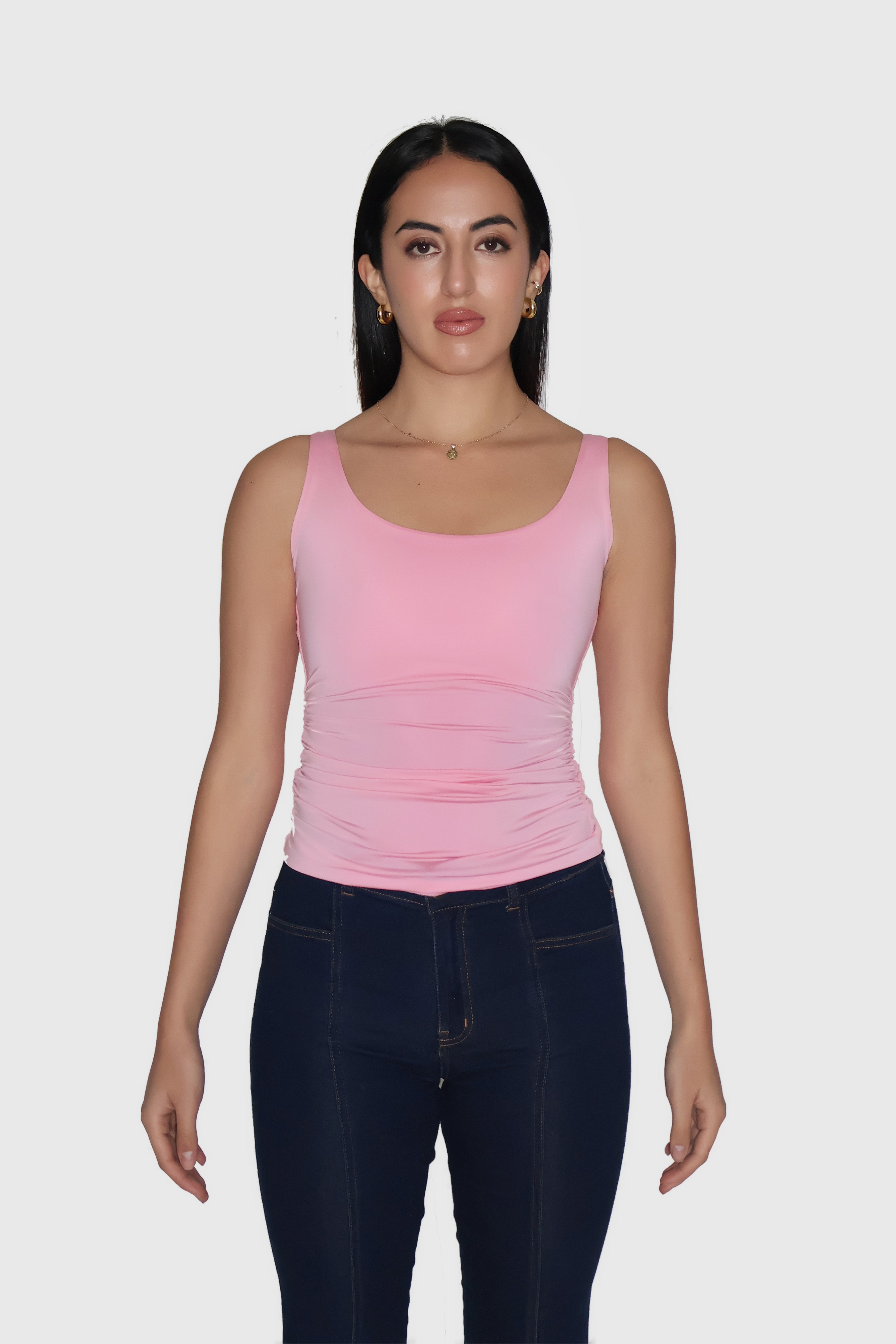 Aakanksha in quill top flamingo