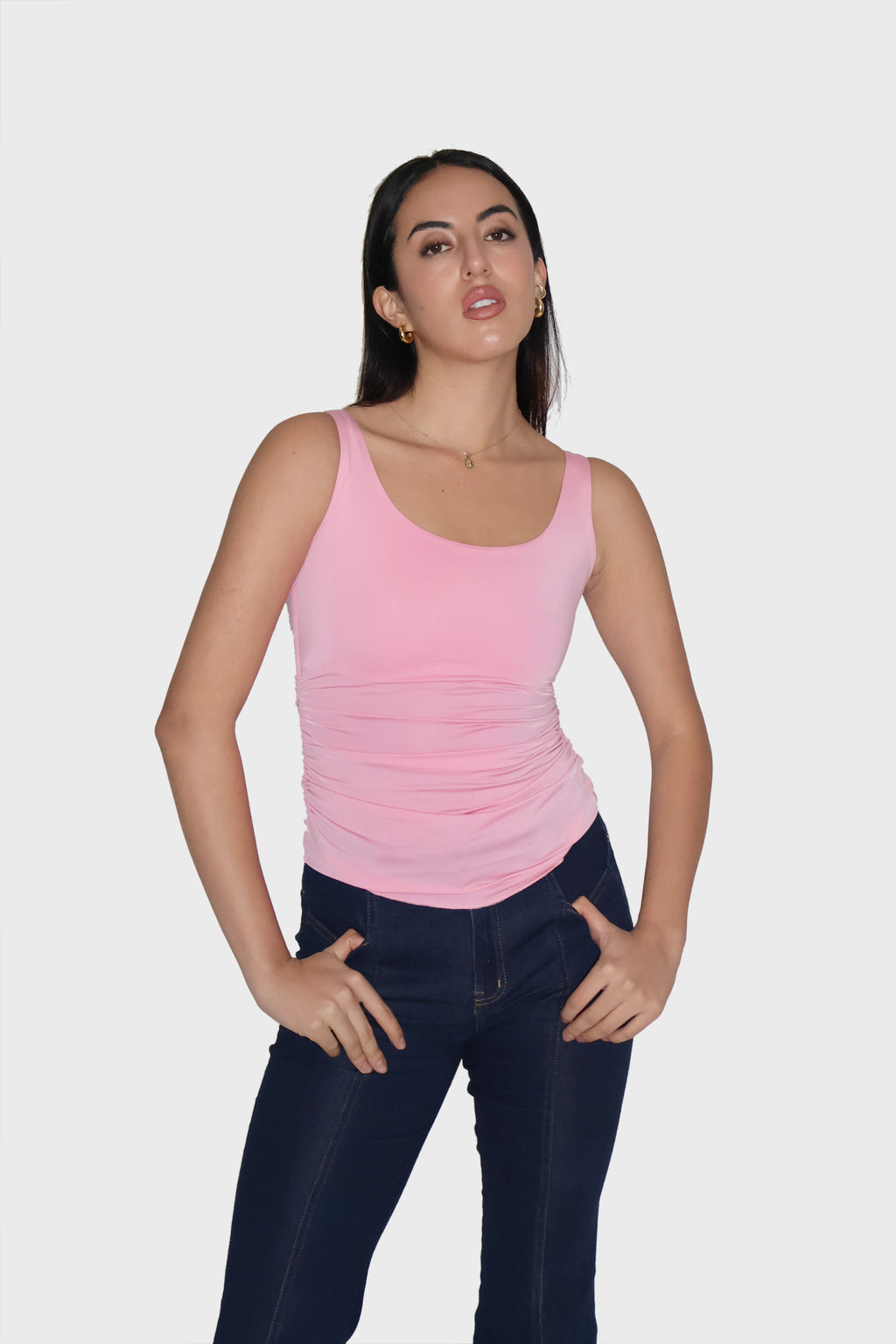 Aakanksha in quill top flamingo