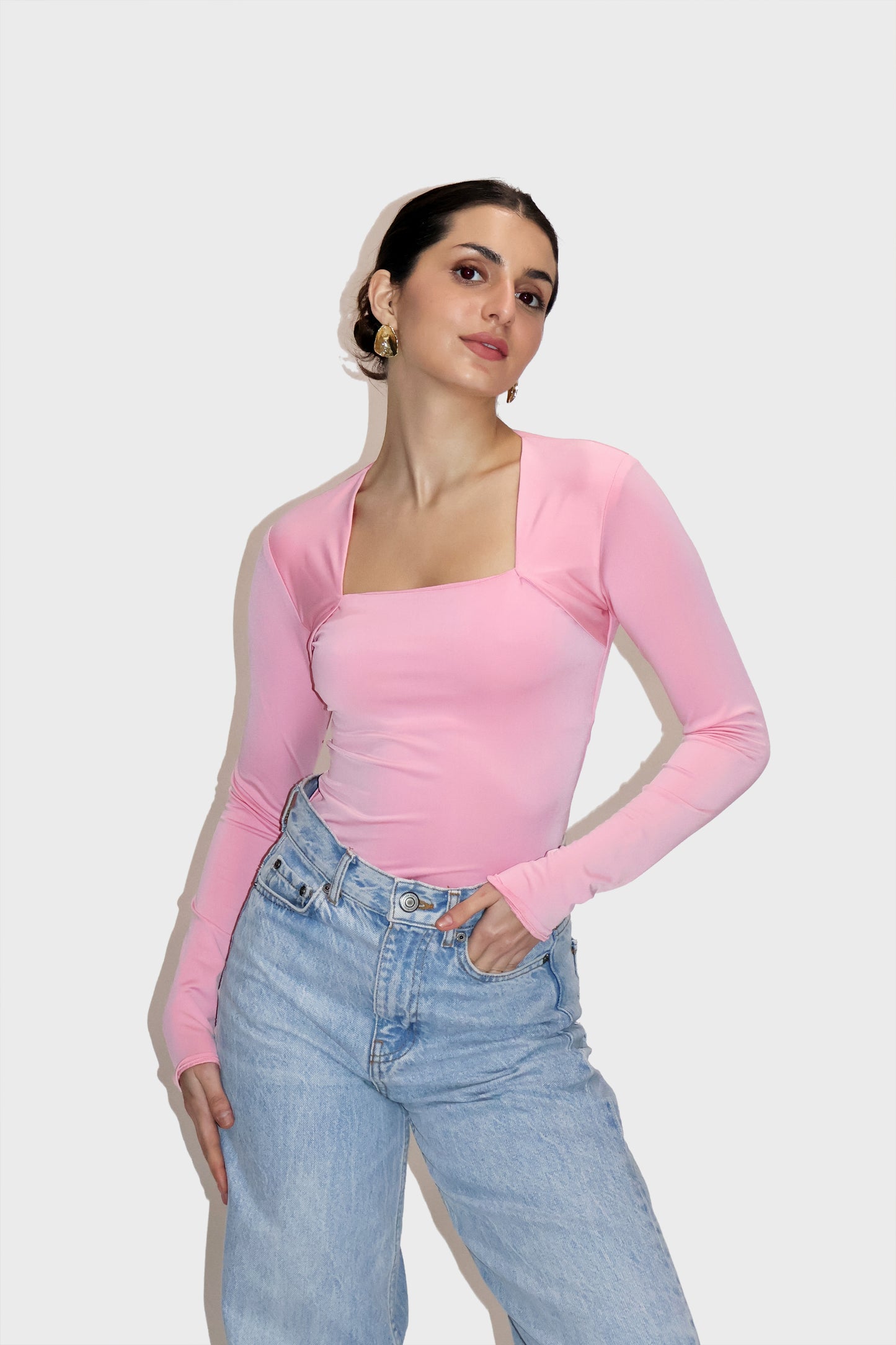 SWAY TOP (Flamingo )