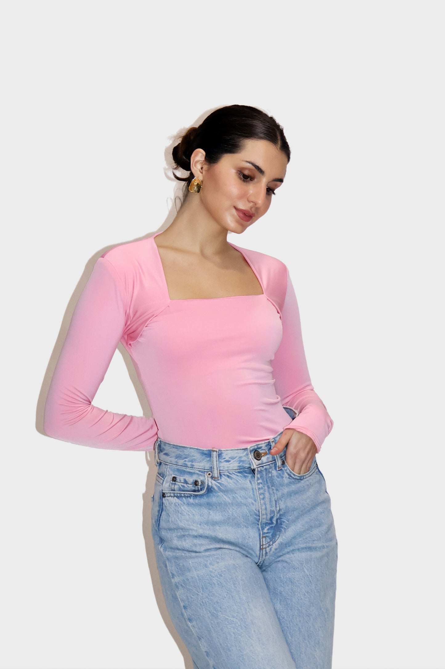 SWAY TOP (Flamingo )