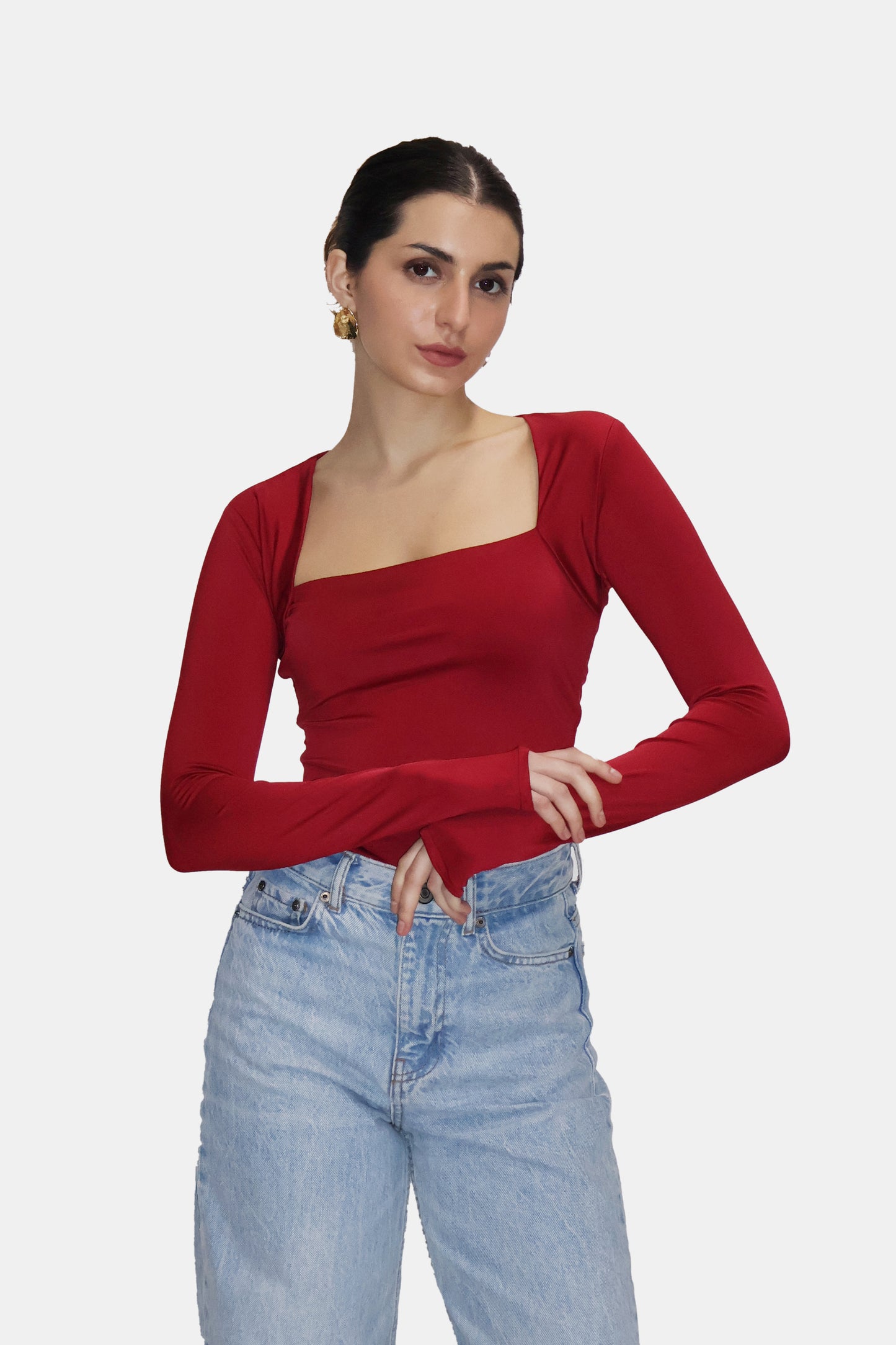 SWAY TOP (Cherry )