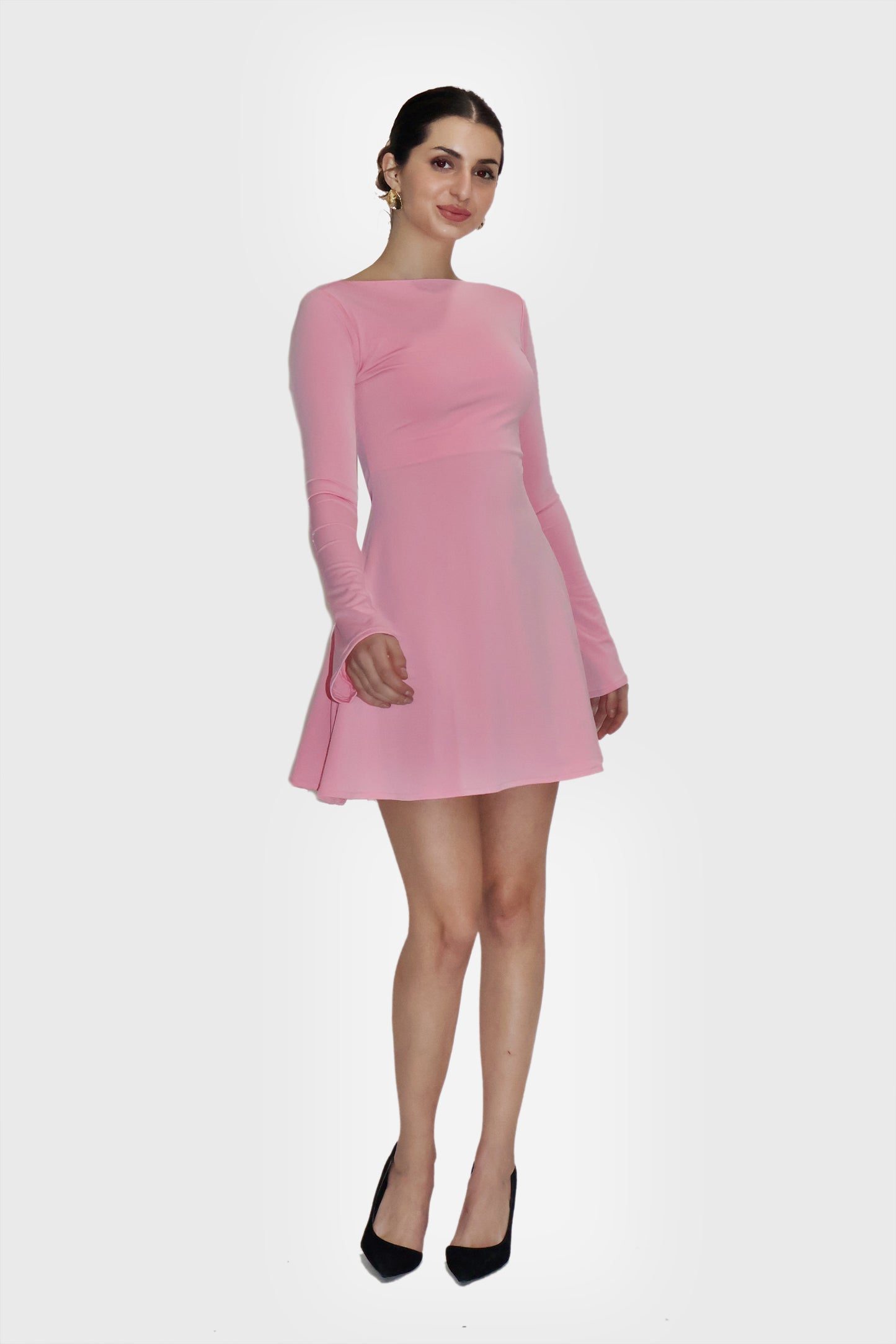 BLAIR DRESS (Flamingo )