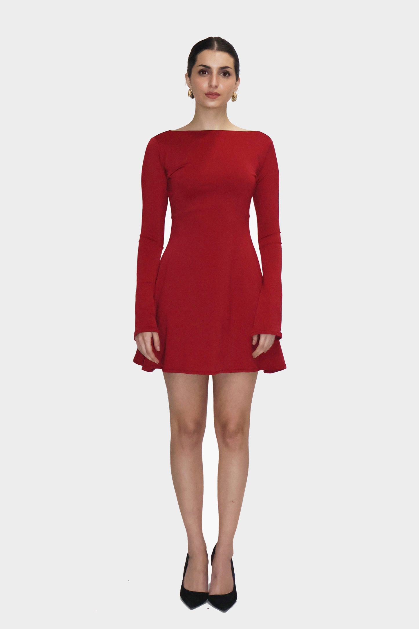 BLAIR DRESS (Cherry )