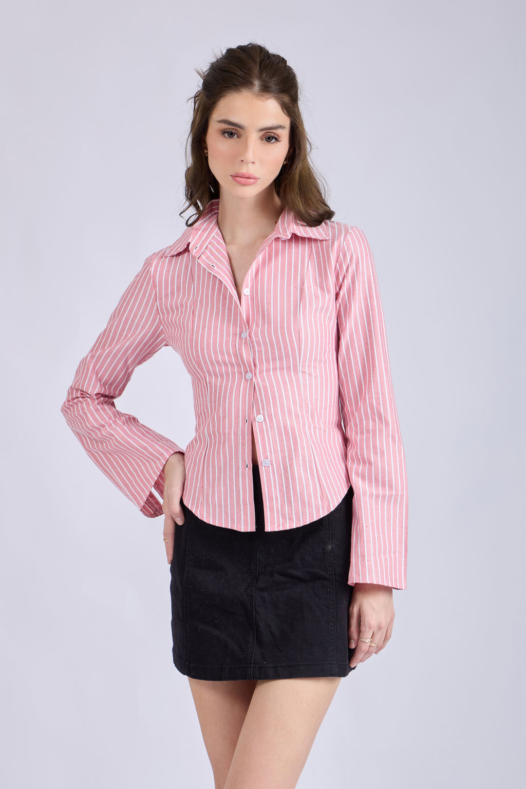 Prerna Mehra in iris shirt red