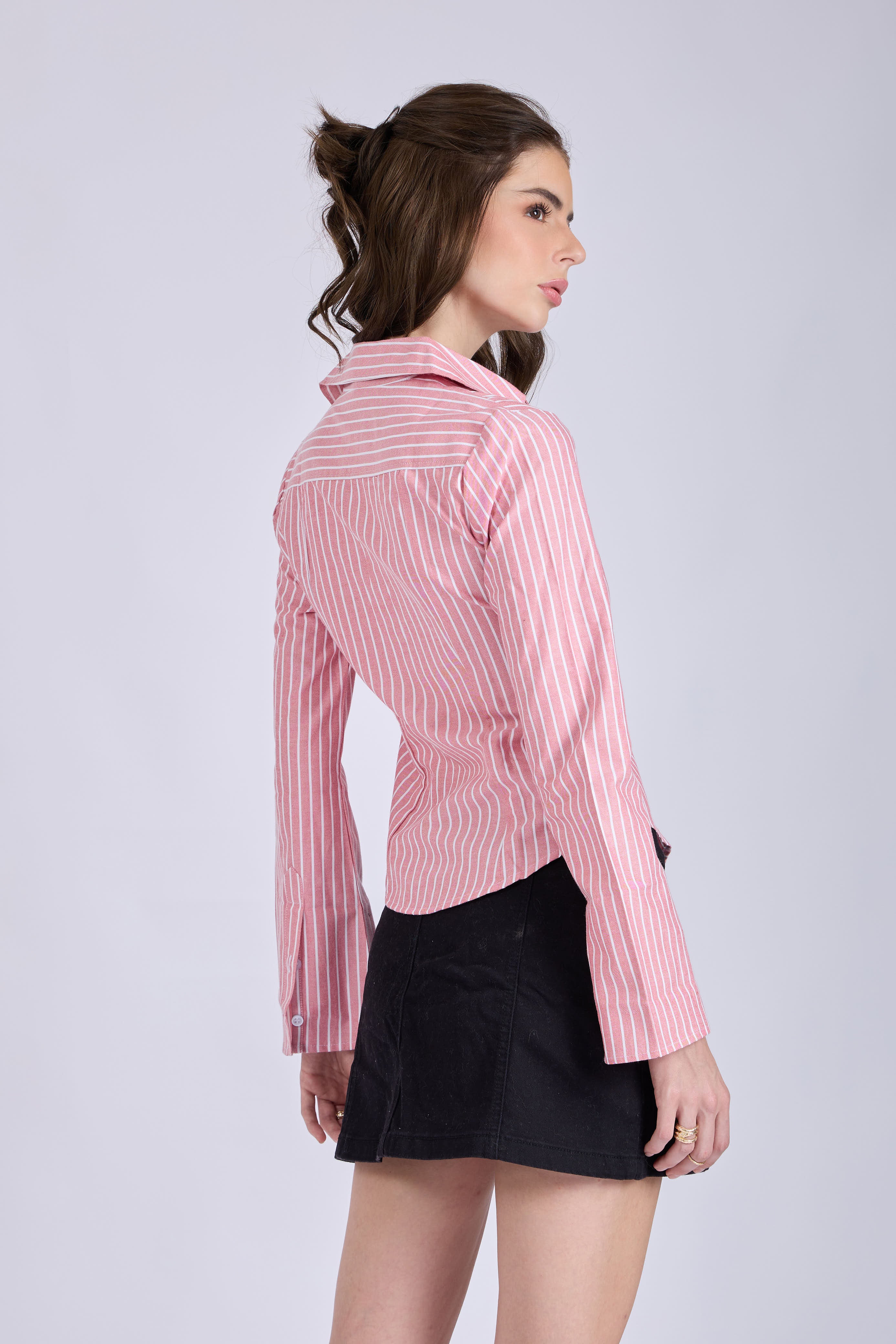 Prerna Mehra in iris shirt red