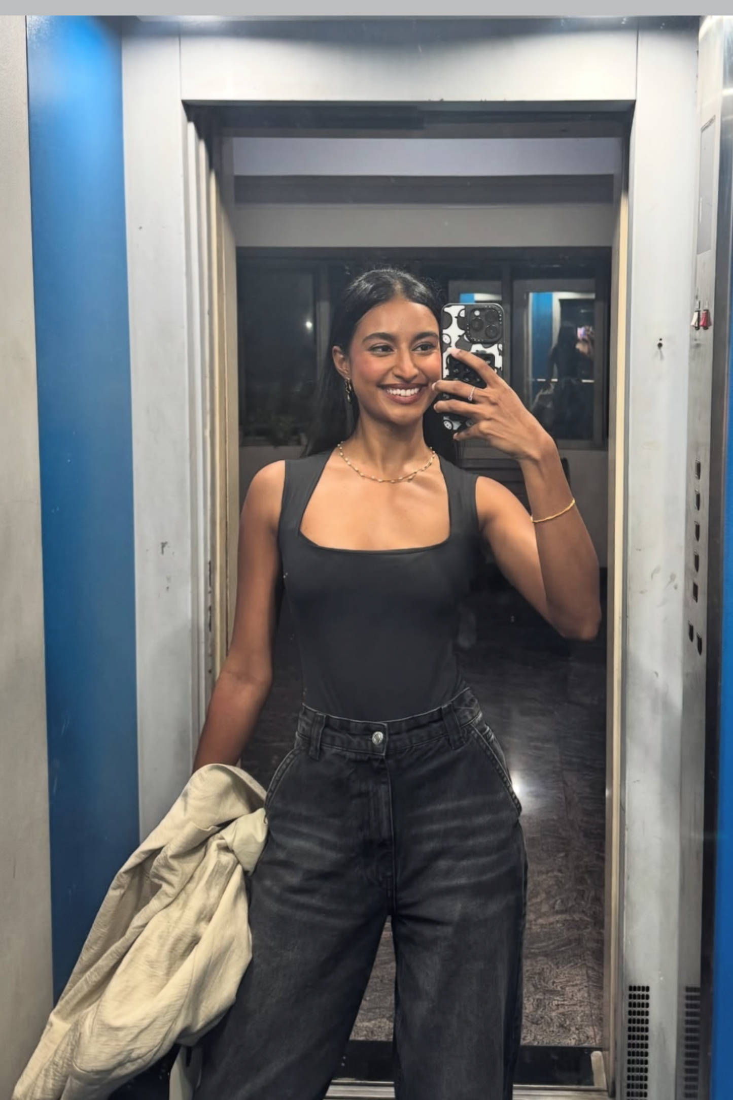 Rida in echo bodysuit onyx