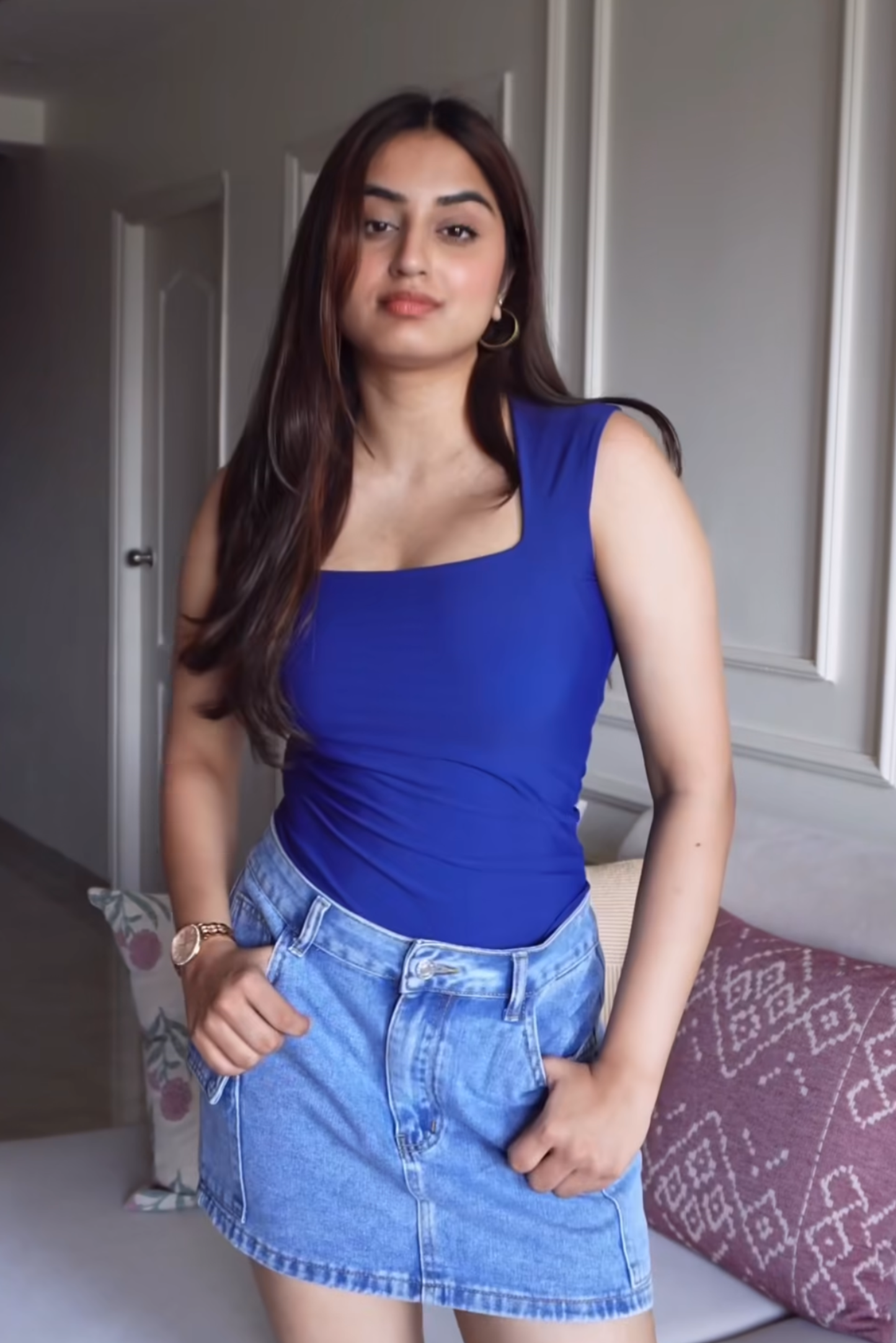 Shreya in echo bodysuit navy