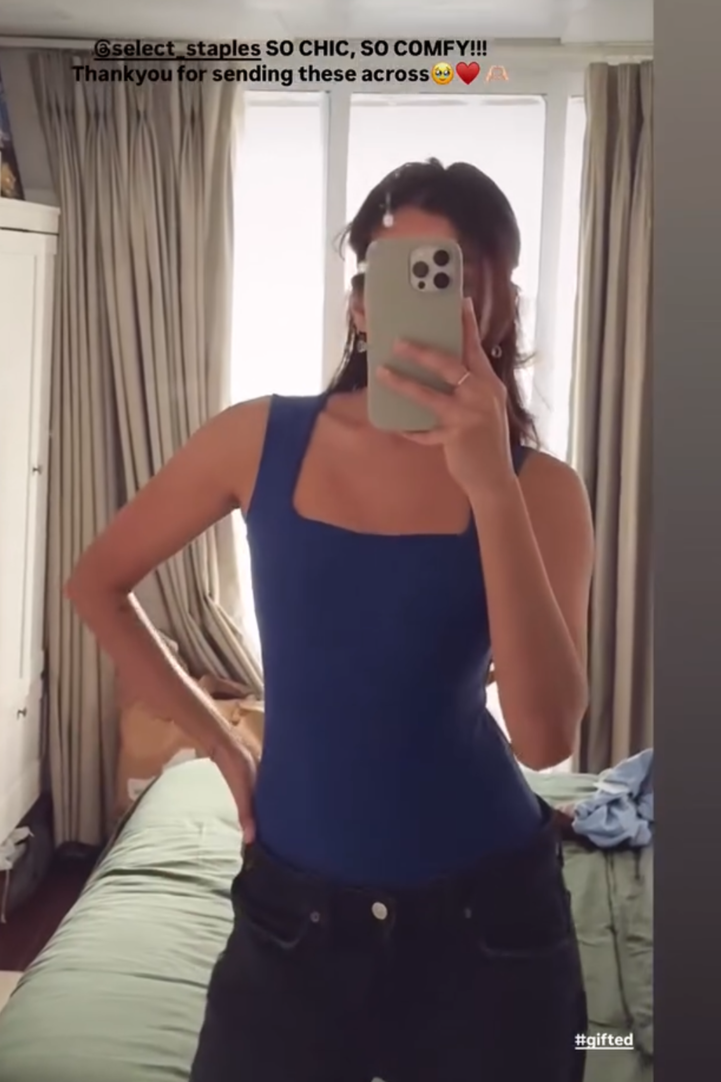 Shreya in echo bodysuit navy