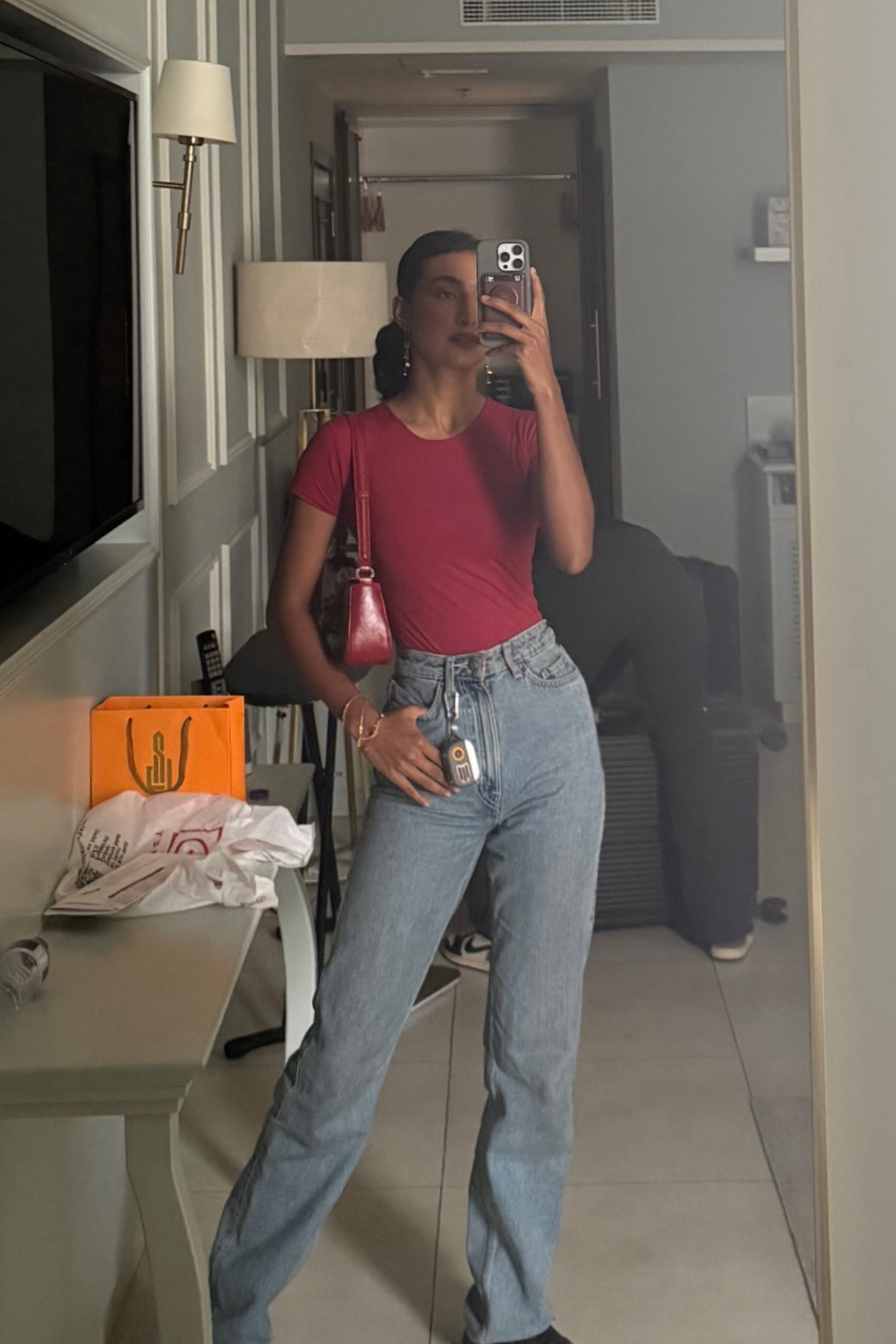 Mannat sandhu in drift tee cherry