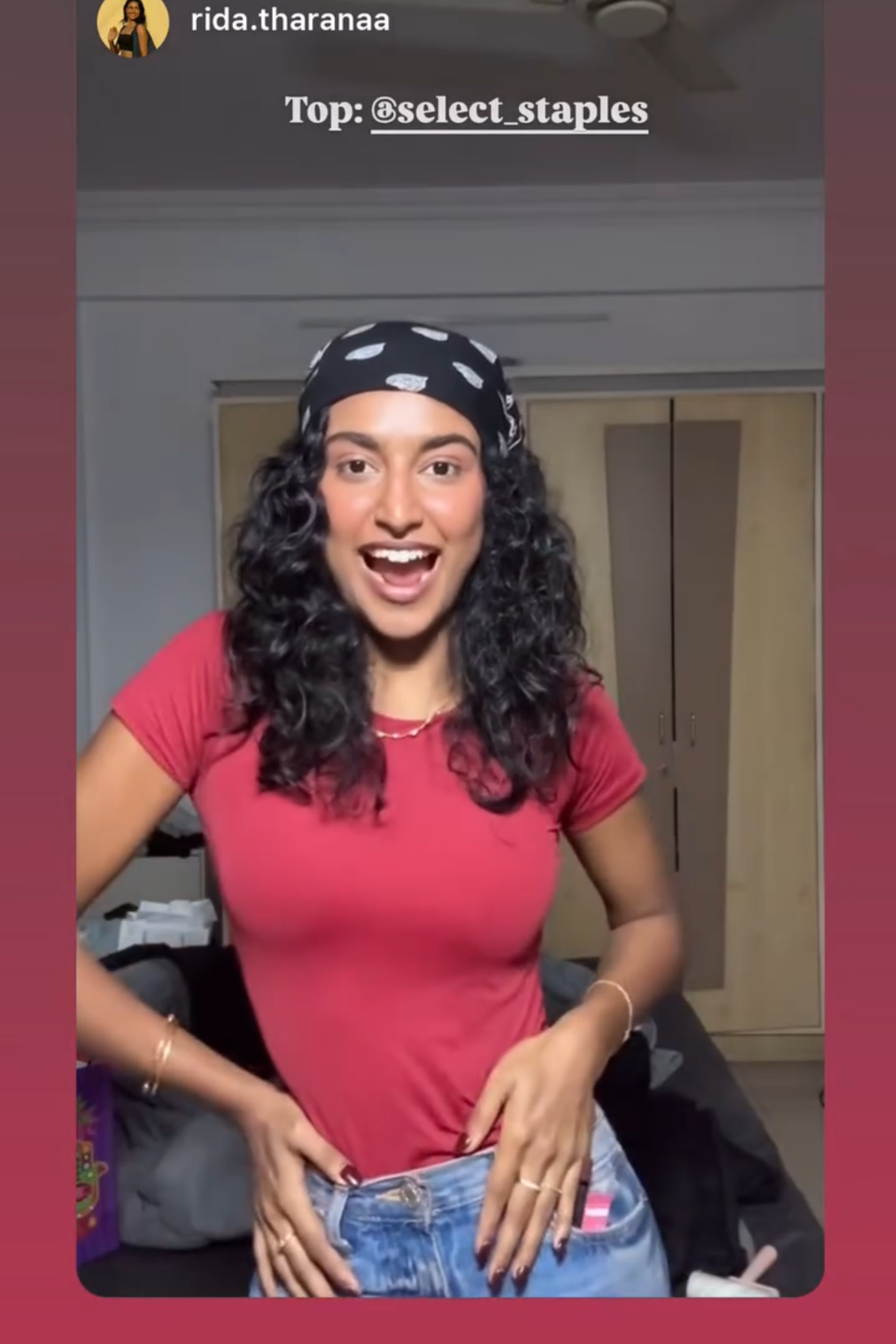 Mannat sandhu in drift tee cherry