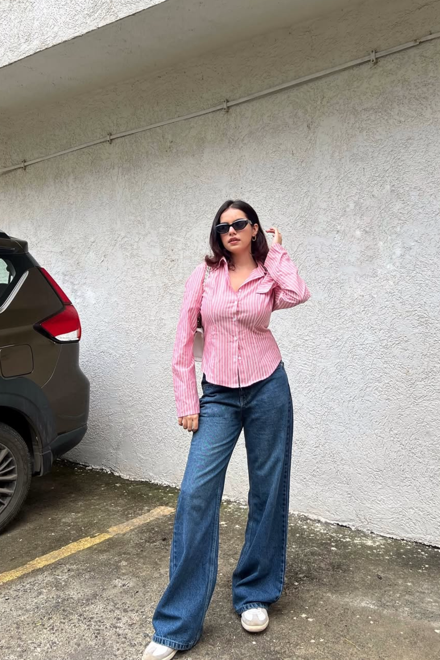 Prerna Mehra in iris shirt red