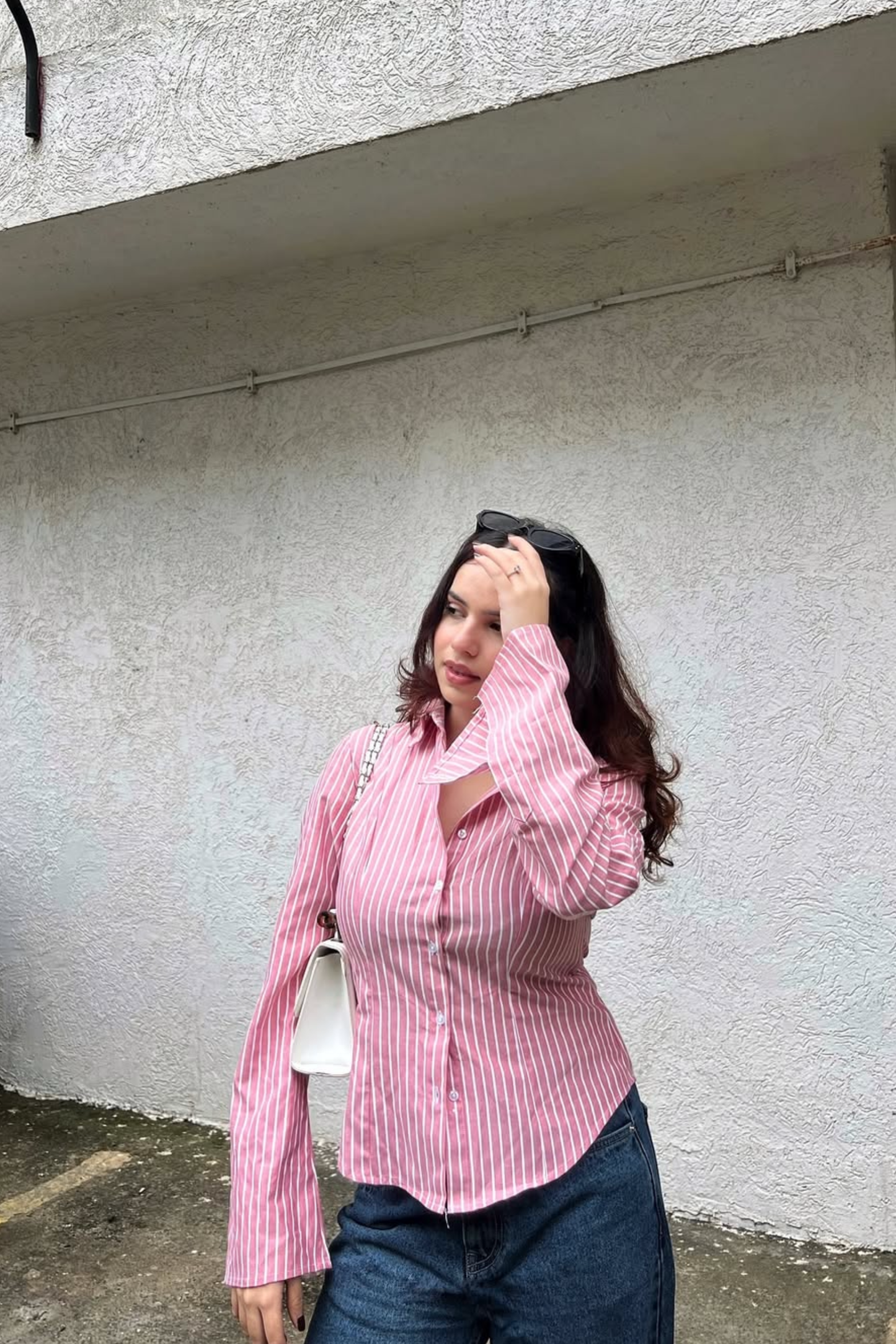 Prerna Mehra in iris shirt red