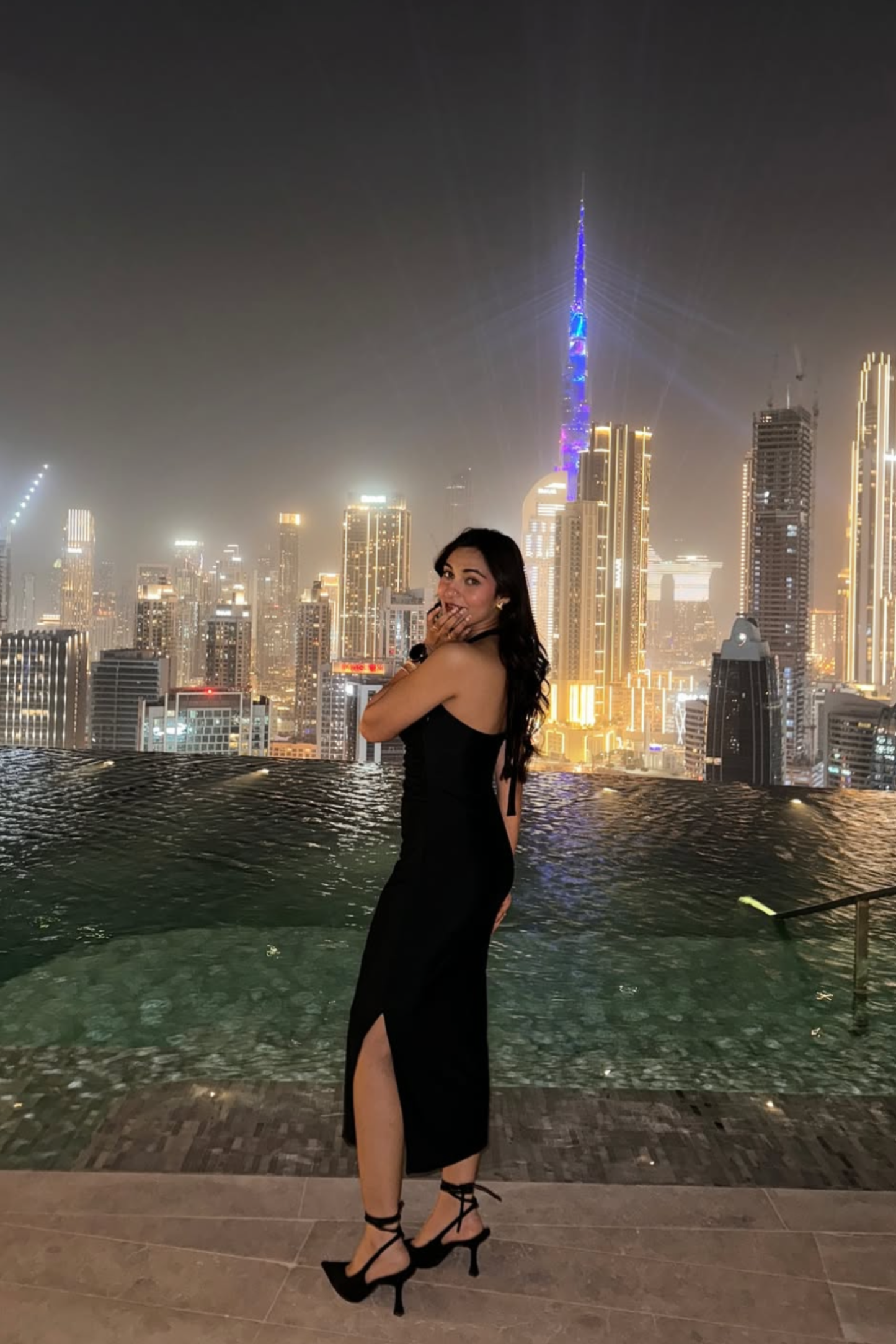 Nitibha in ray dress onyx