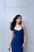 Ashi singh in ray dress navy